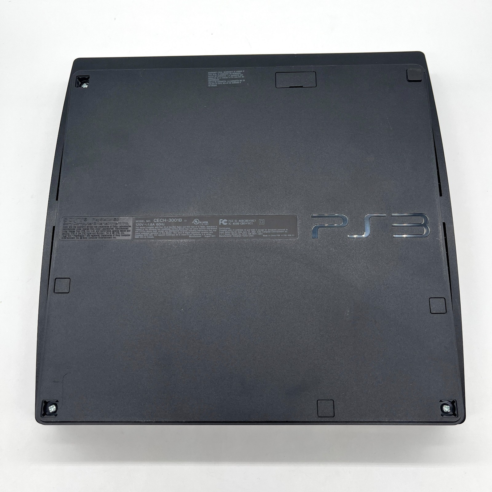 Sony PlayStation 3 Slim 320GB Console Black Barebones Quick Sell CECH-3001B