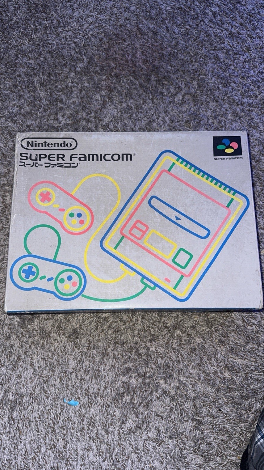 Nintendo Super Famicom Console in box CIB with 2 games Japan Mario SF2 NTSC-J
