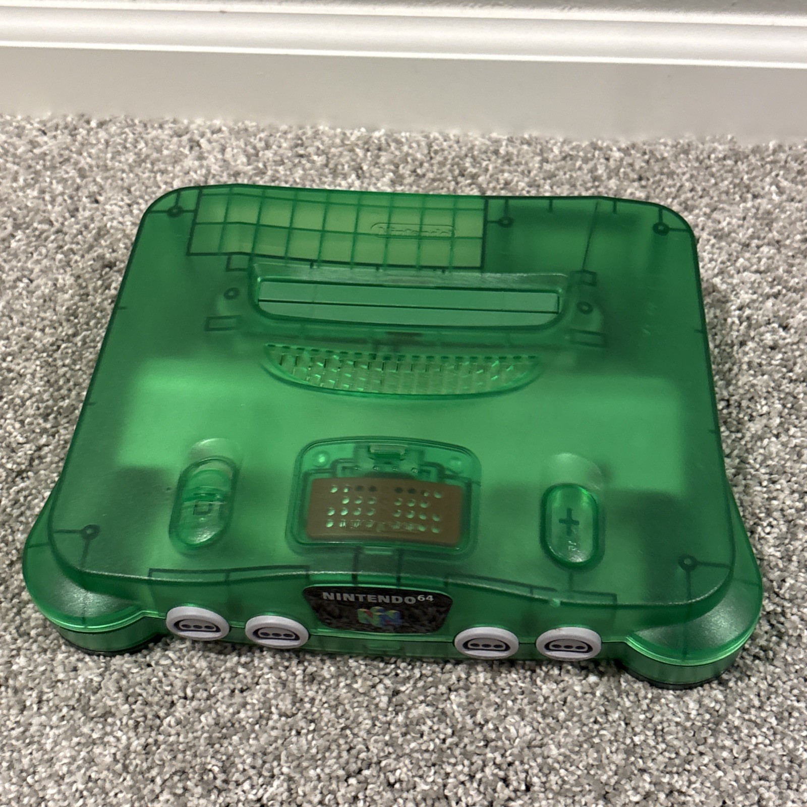 Nintendo N64 Jungle Green Console W/ OEM Controller, Expansion Pack, REGION FREE