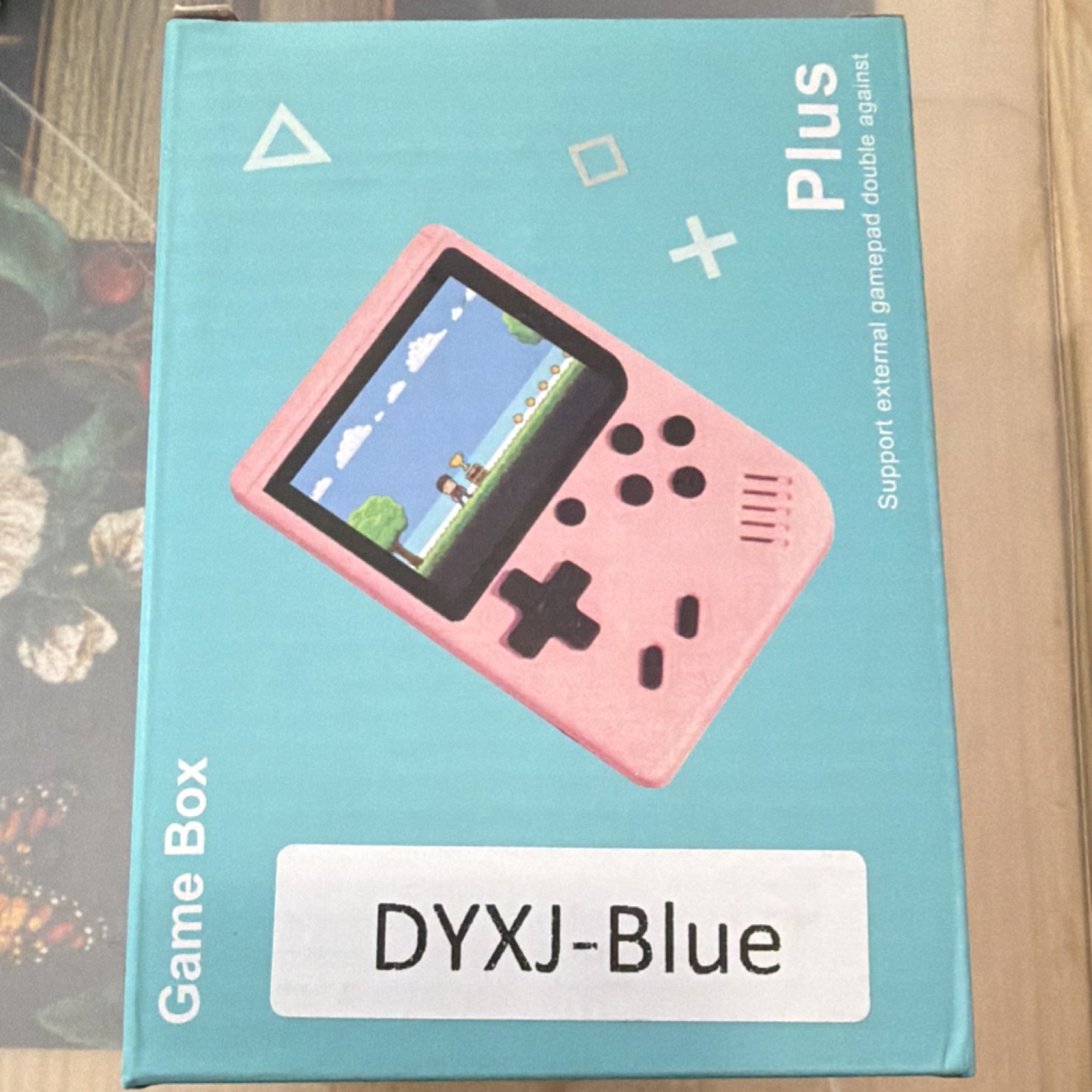 Game Box Plus Handheld System Video Game Console Model DYXJ-Blue