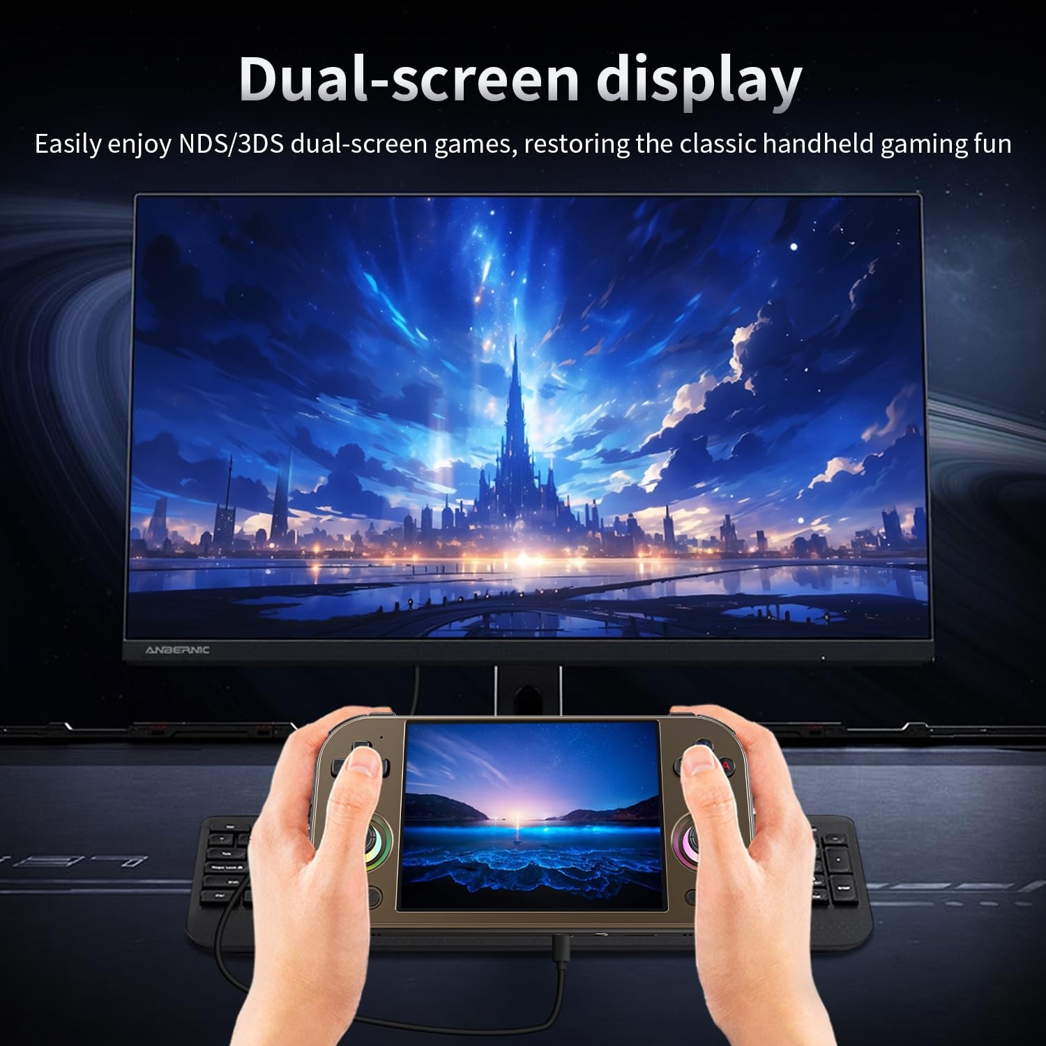 Anbernic RG477M Retro Handheld Game Console , Aluminum Alloy CNC Android 14 S…