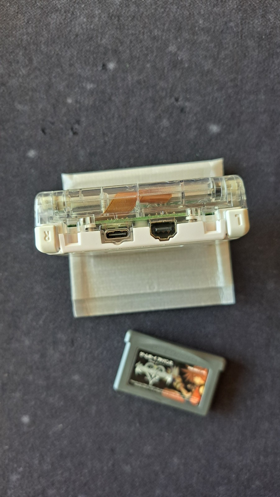 Gameboy Advance SP AGS 001 IPS screen, Type C Rechargeable, AMP