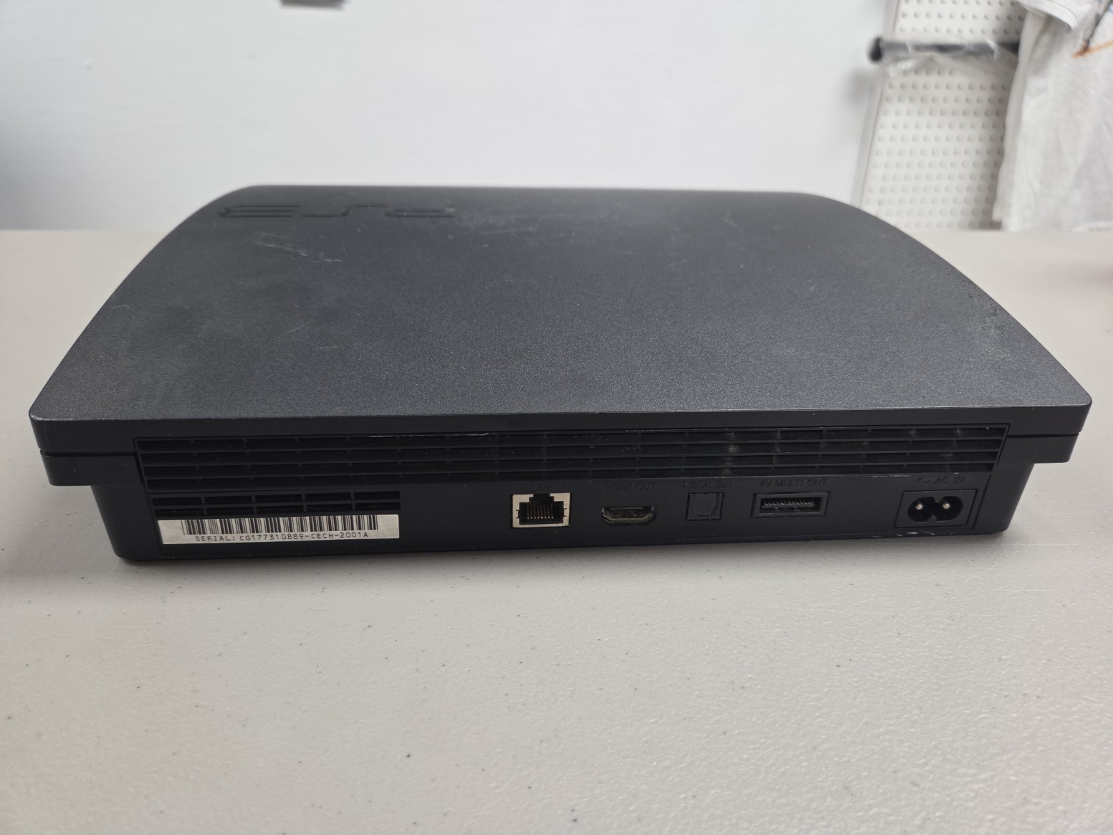 Sony PlayStation 3 PS3 Slim CECH-2001A Console – For Parts Only