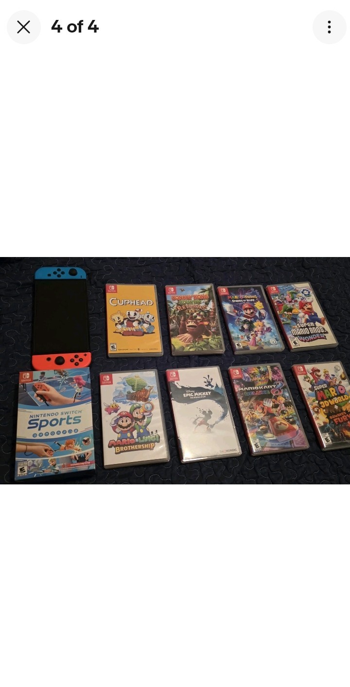 Nintendo Switch Game Bundle OLED
