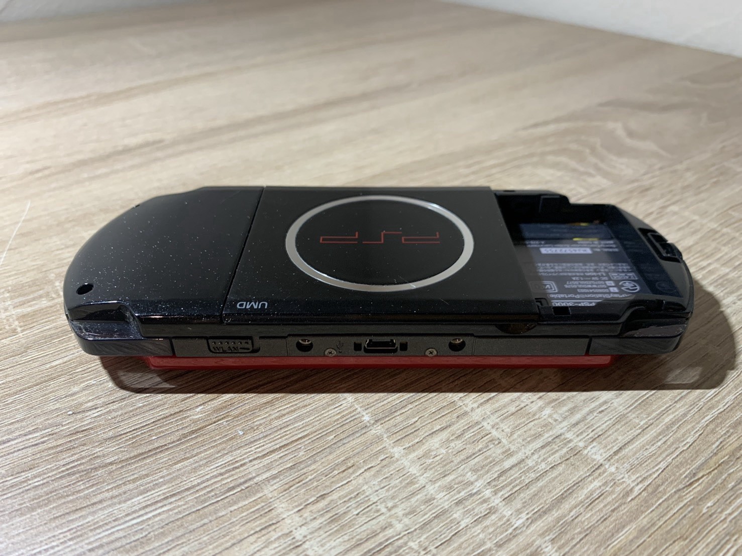 0870 Sony PlayStation PSP 3000 Red Black Normal TESTED