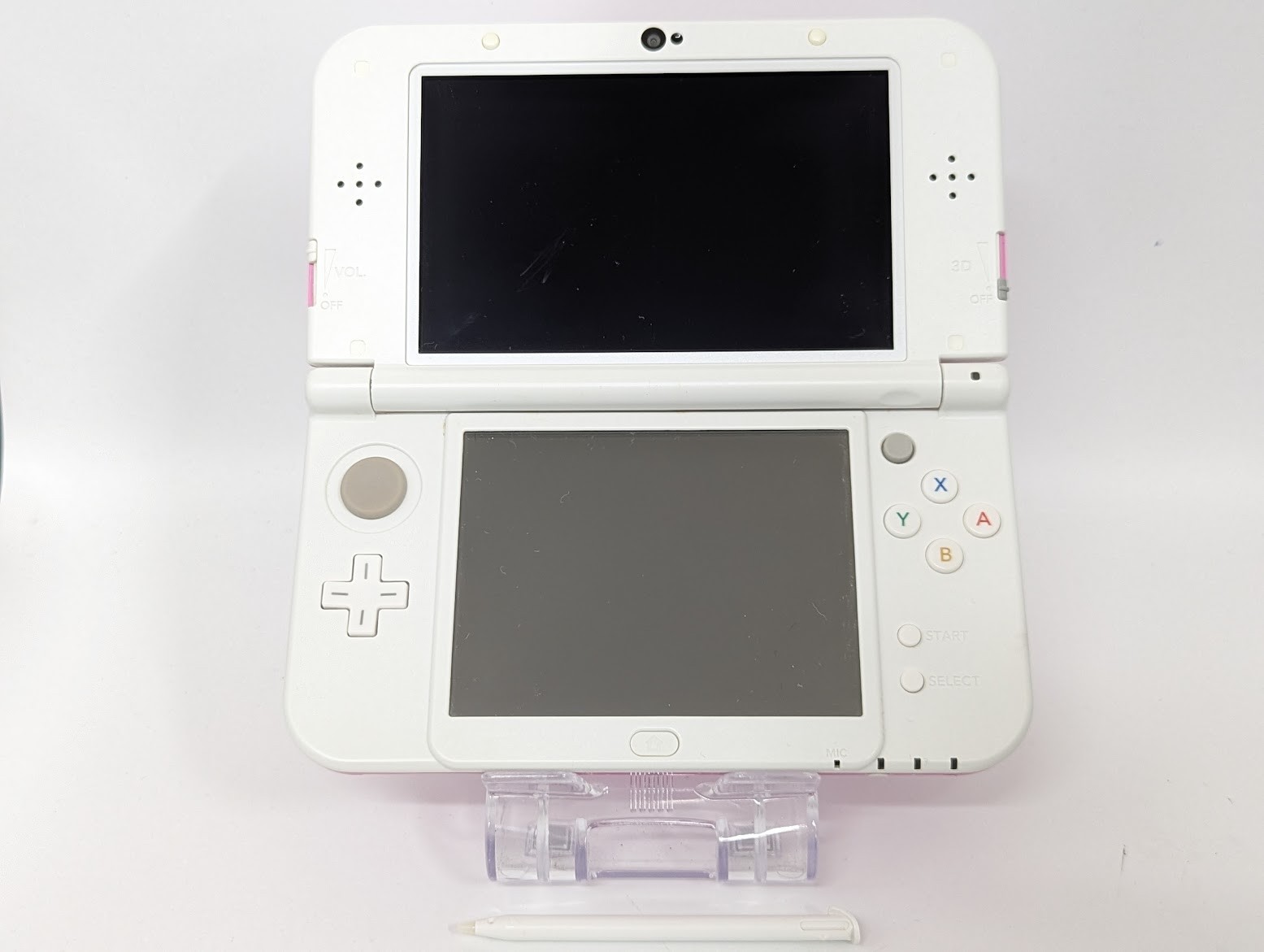 B5759 Nintendo new 3DS LL XL console White x Pink Japan w/pen fx