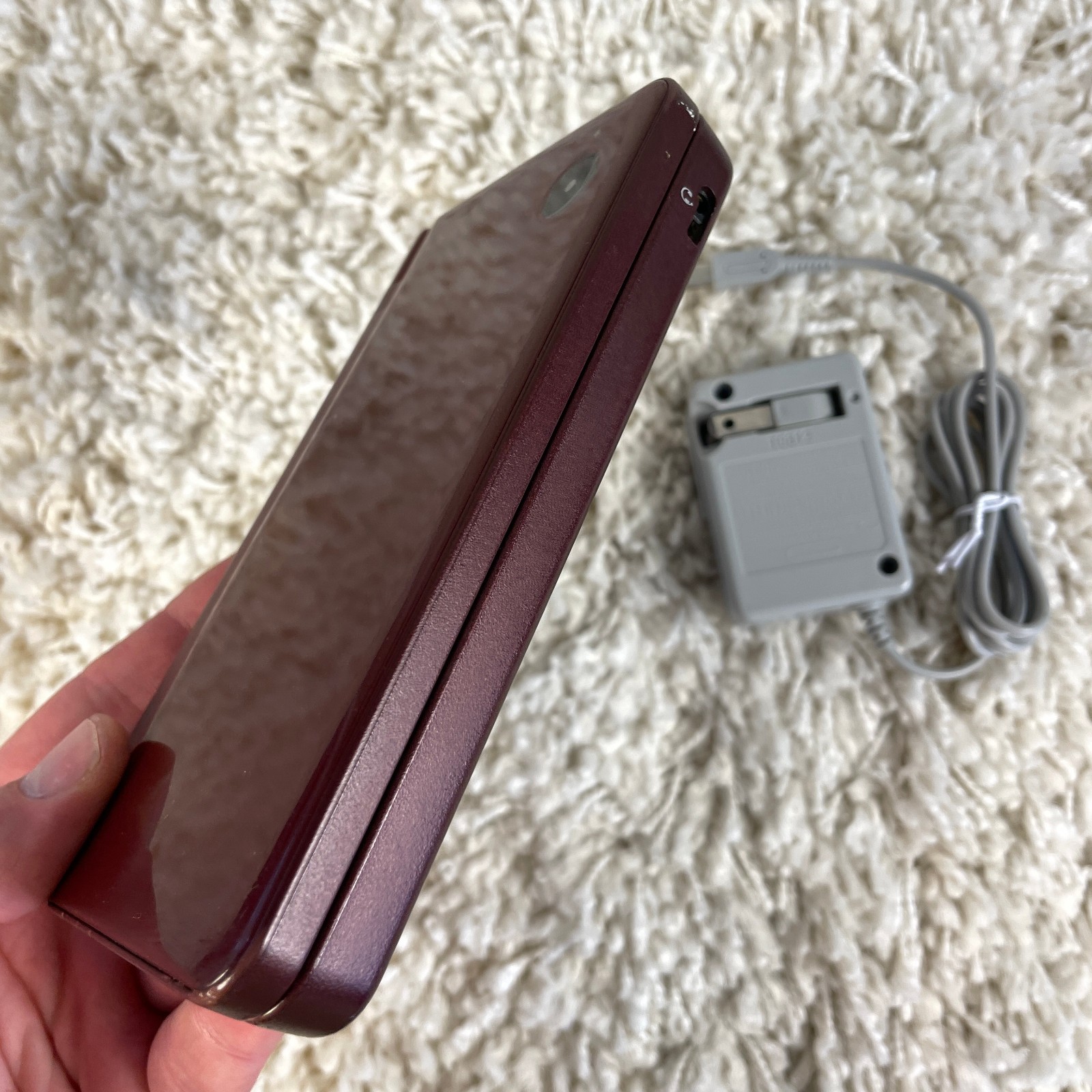 Nintendo DSi XL Red Burgundy Handheld Console System UTL-001 Tested