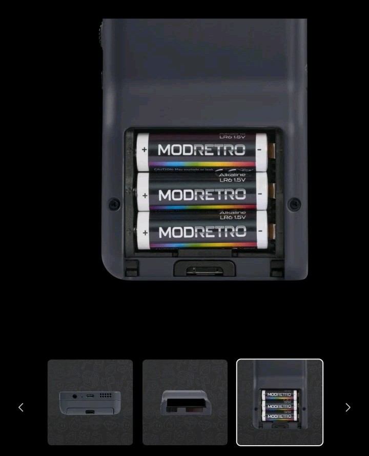MOD RETRO CHROMATIC WITH TETRIS GAME NEW MIDNIGHT GREY GORILLA GLASS MODRETRO