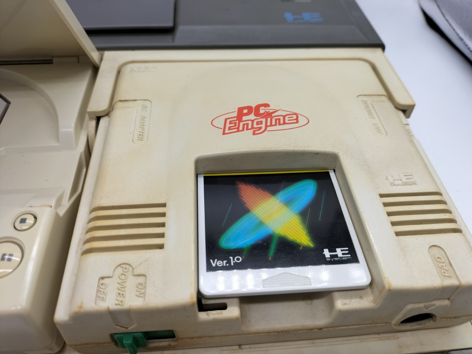 NEC PC Engine Interface Unit IFU-30A Core Grafx CD-ROM2 console CD & HuCard work