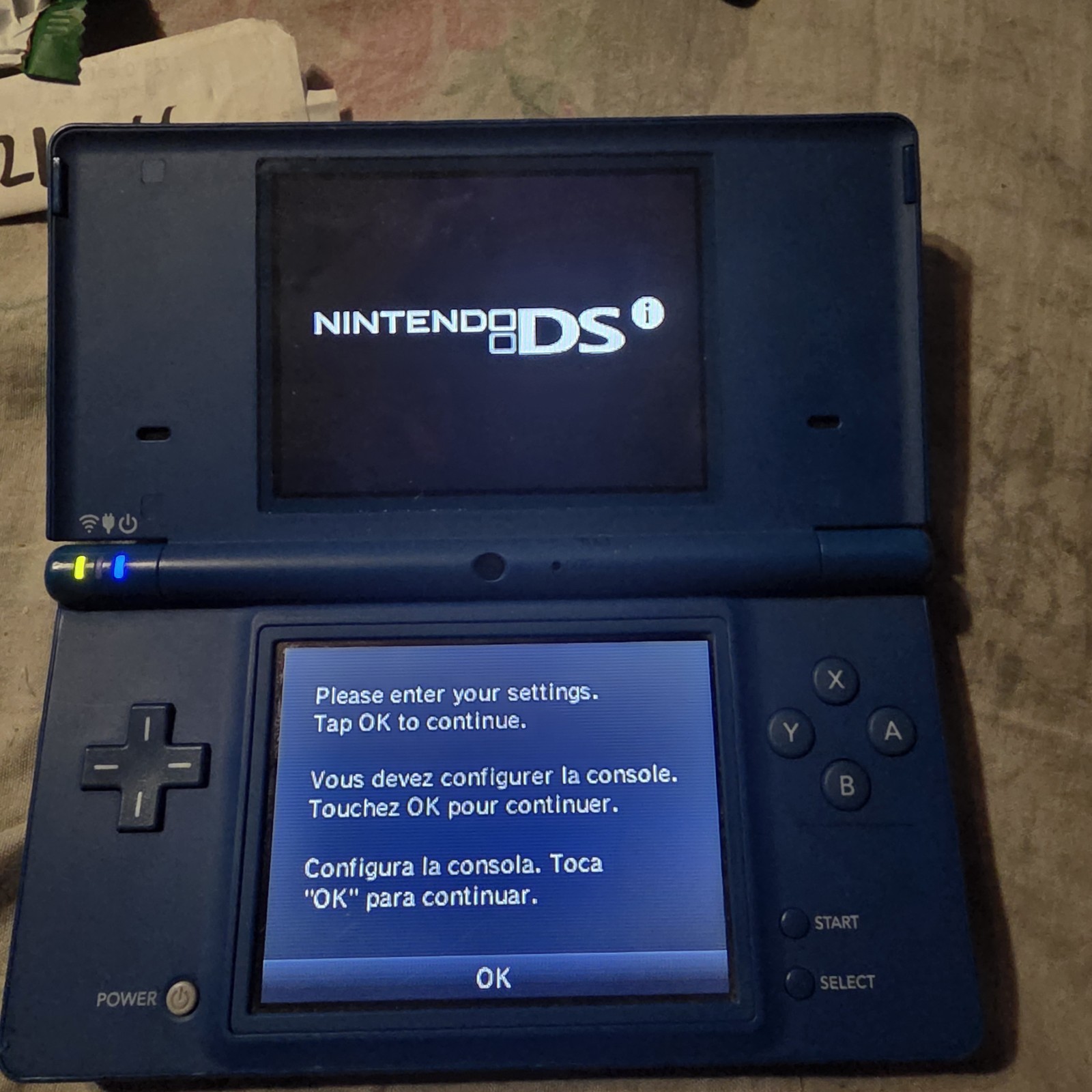 Nintendo DSi 3.25in LCD Display Game System – Matte Blue