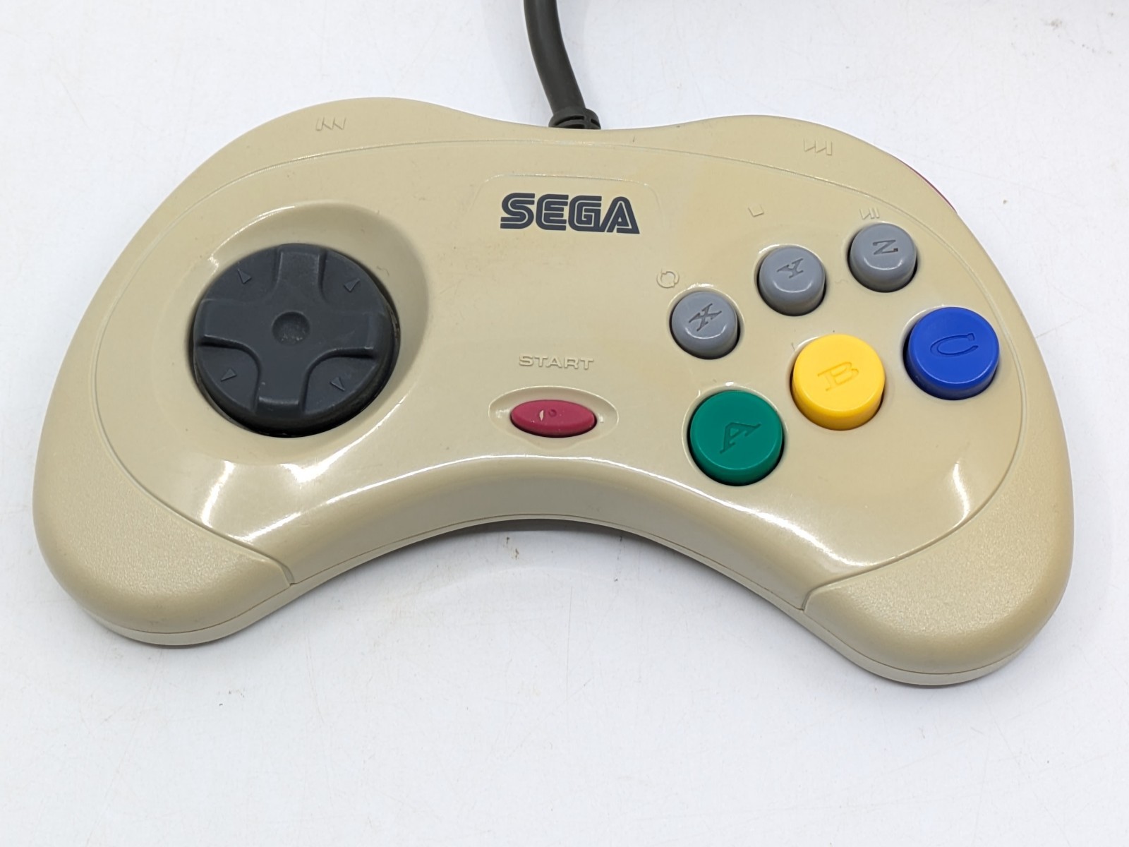 Sega Saturn White HST-3220 NTSC-J Japan Tested w/ SEGA RALLY CHAMPIONSHIP