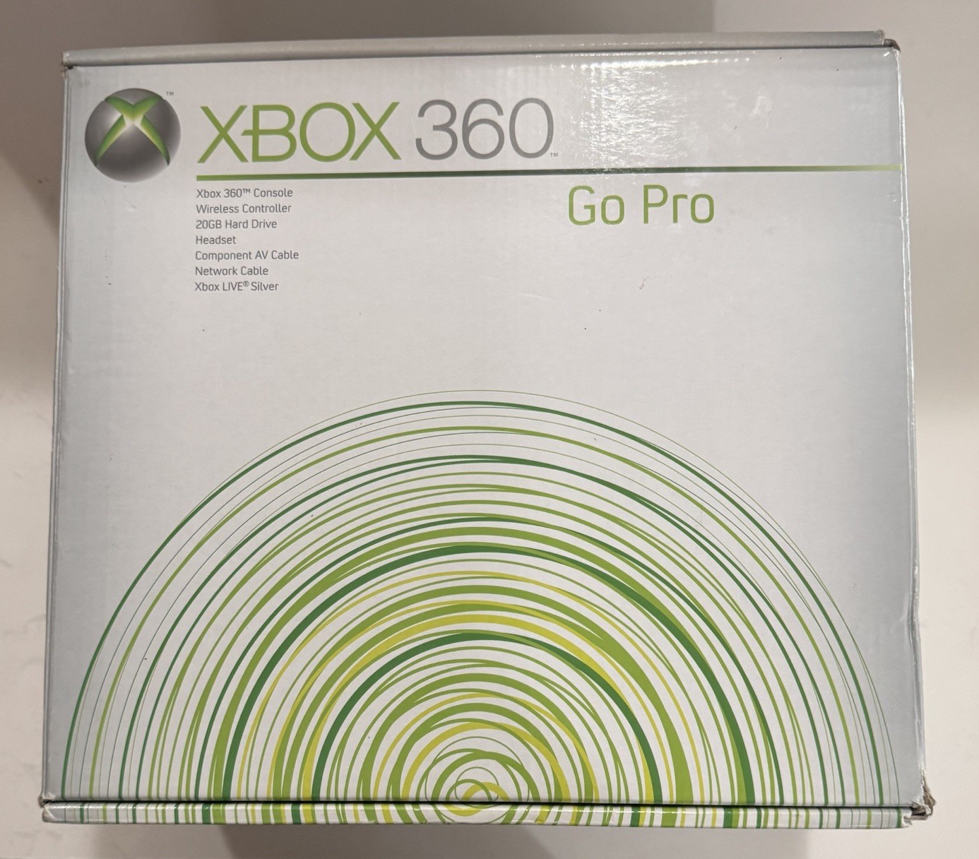 Xbox 360 Pro Console 20 GB With 1 Controller & Headphones No Game Used Works