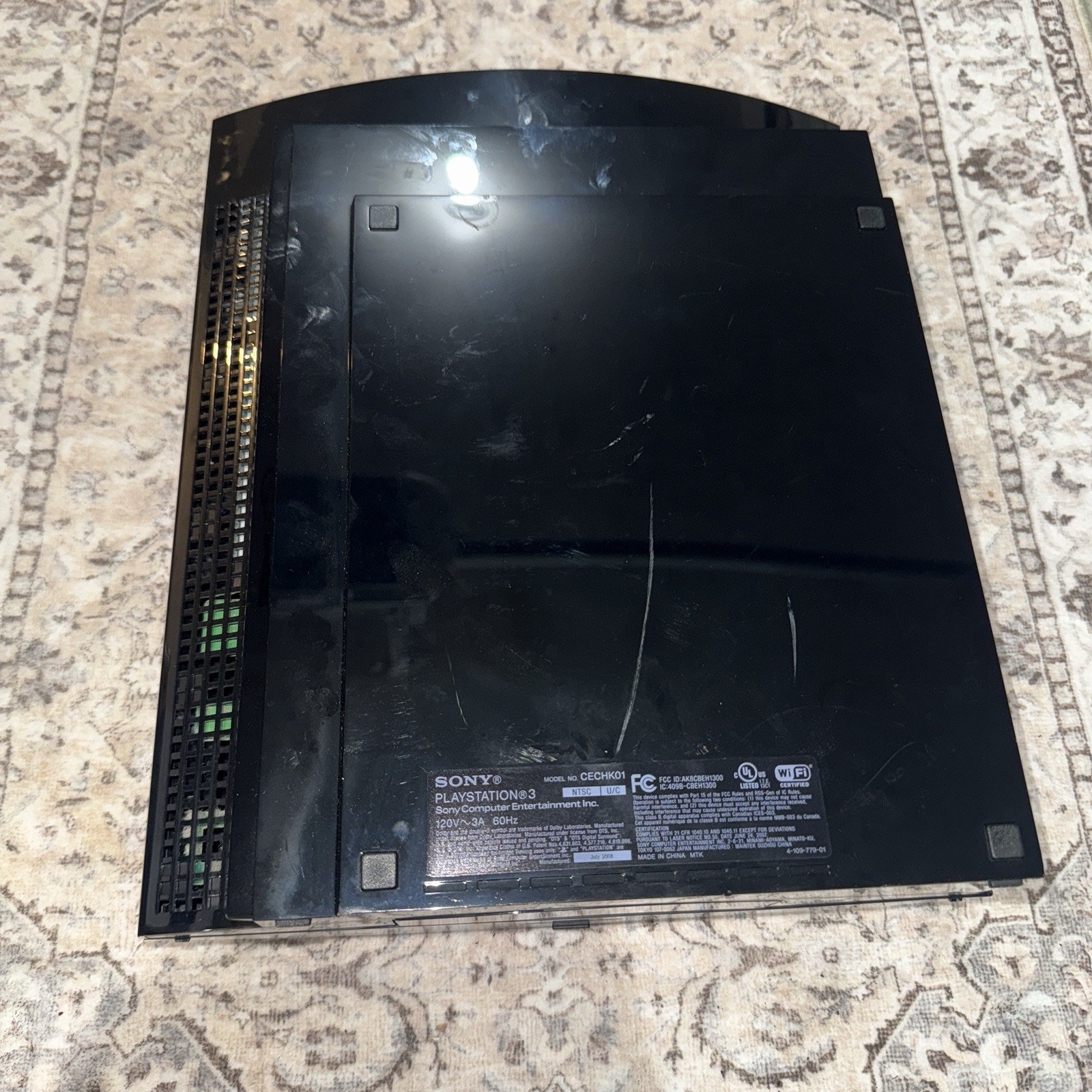 Sony PlayStation 3 PS3 Fat CECHK01 Console w/ Controller & HDMI Tested Working