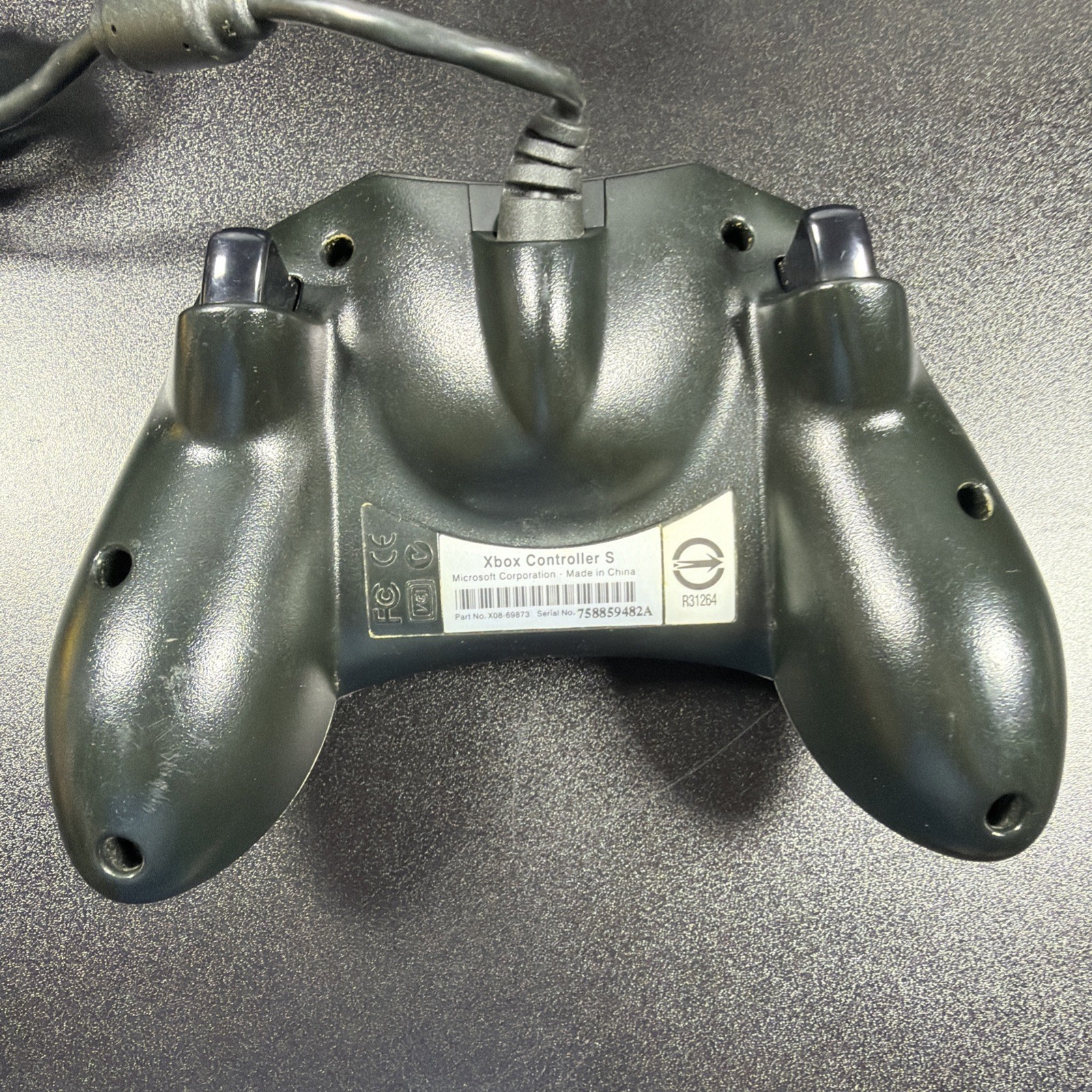 Microsoft Original Xbox Classic OG Console W/S Controller -tested