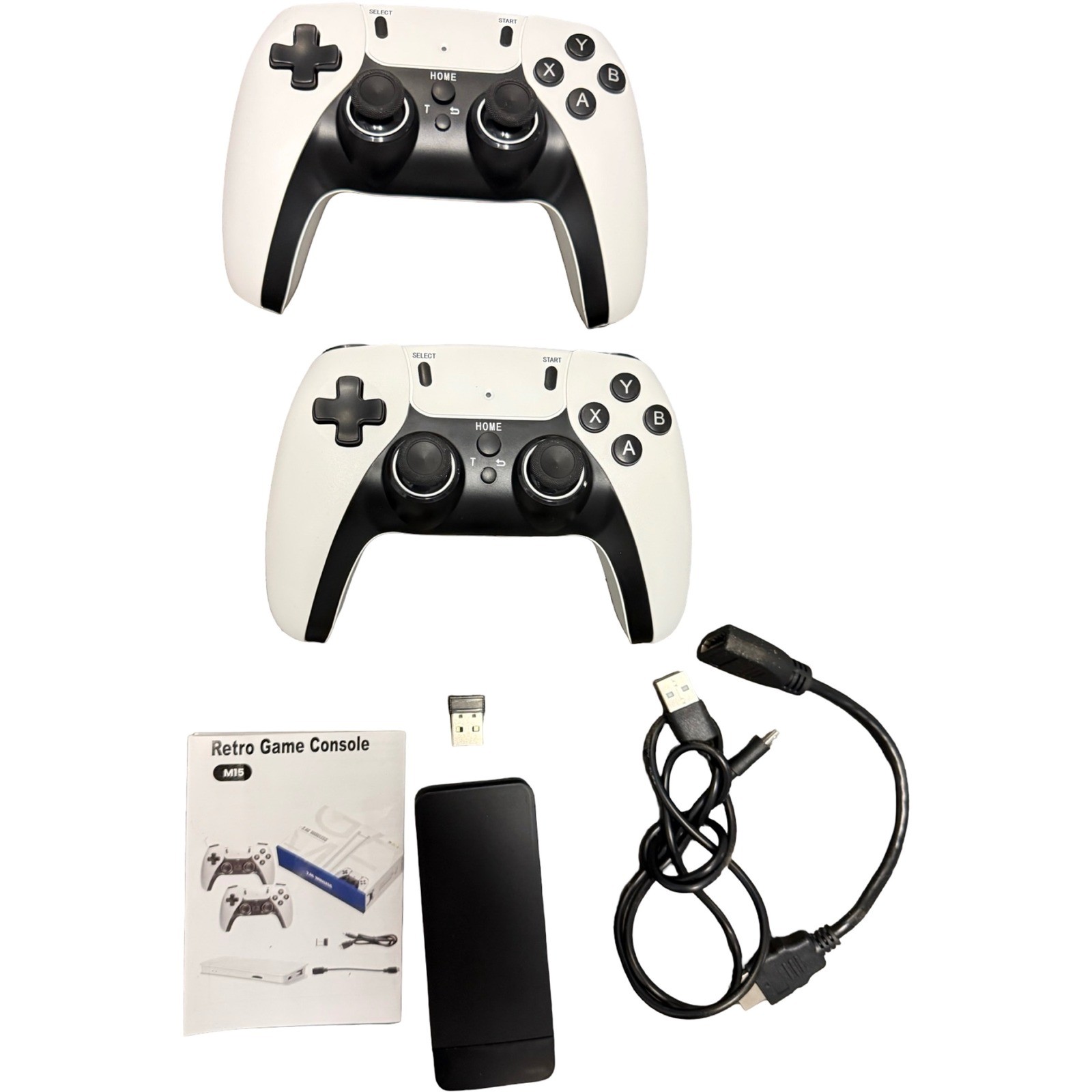 M15 Retro Game Console 4K HD Game Stick 2.4G Wireless Controllers 23 Simulators