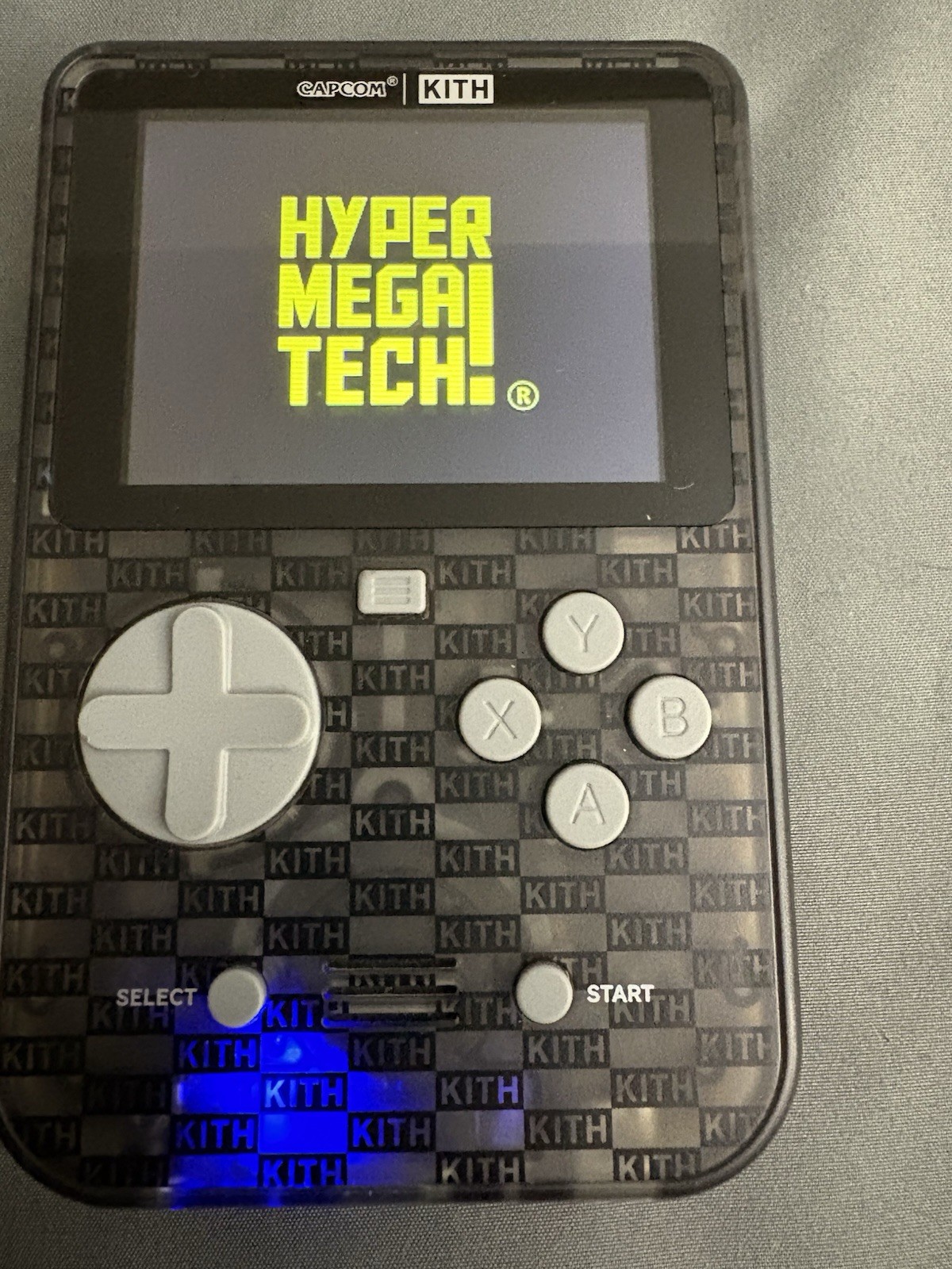 CAPCOM x KITH FOR HYPER MEGA TECH SUPER POCKET HANDHELD CLEAR CONSOLE