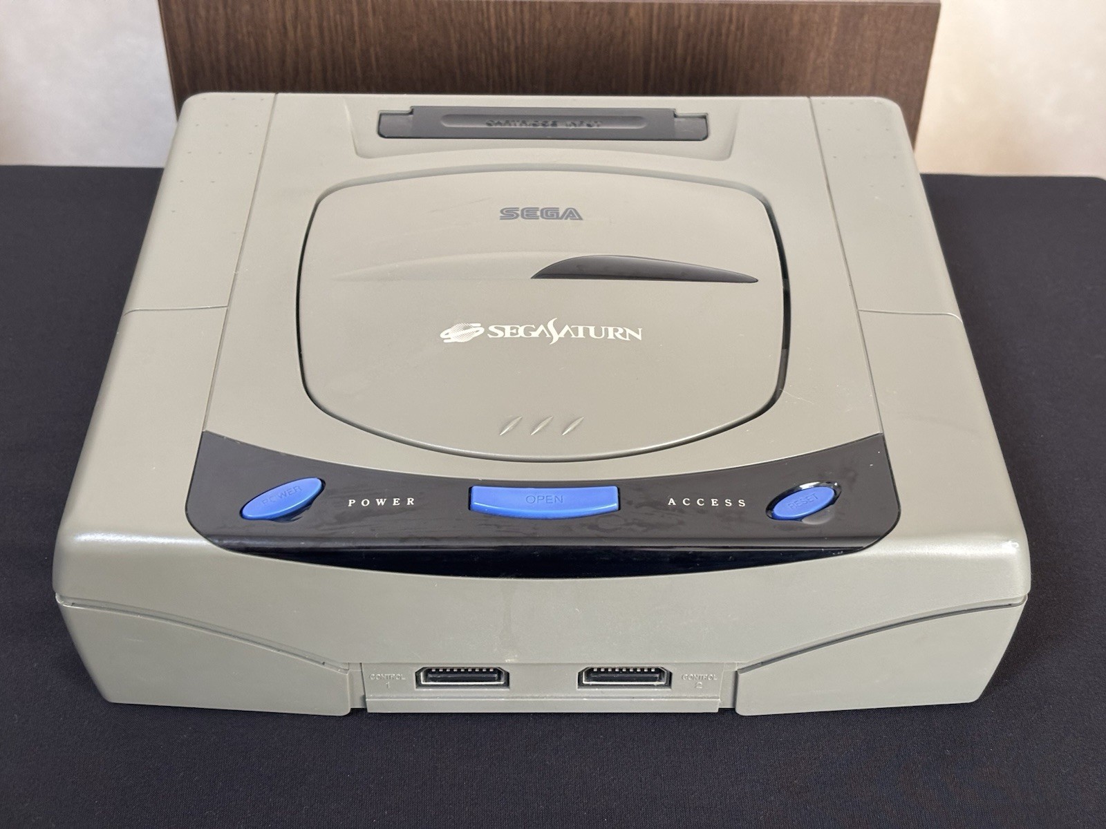 Sega Saturn Console Tested Working w/ 2 Controllers AV Cable Japan