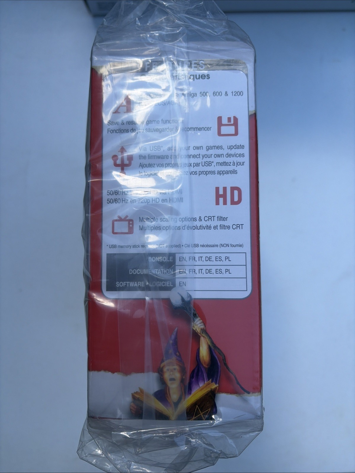 Amiga 500 The A500 Mini 25 Retro Games HDMI Console – SEALED Brand New