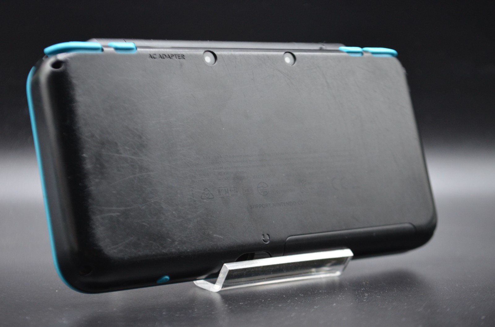 [NEAR MINT] New Nintendo 2DS XL LL Black Turquoise Console Japanese game 004