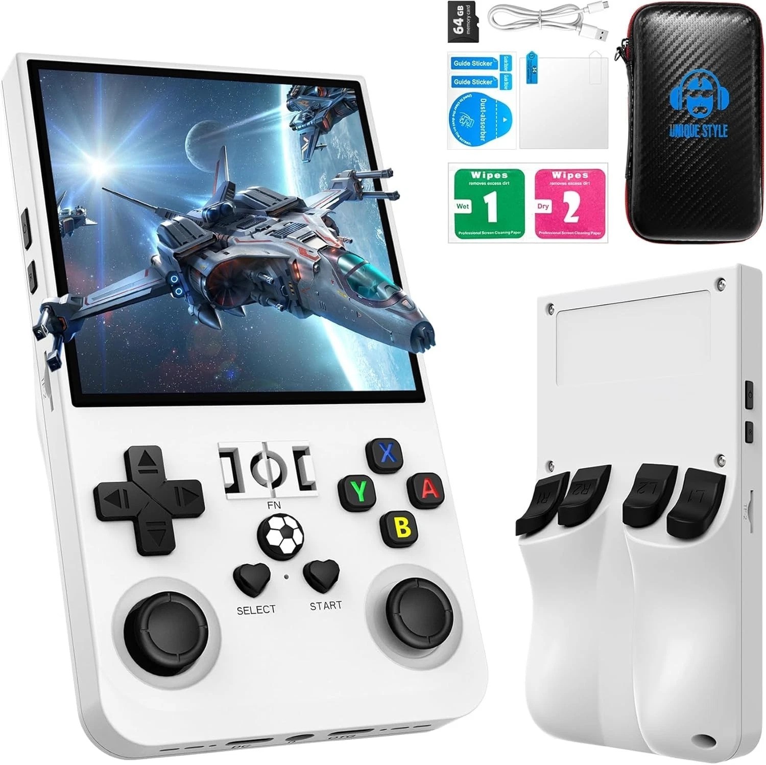 Portable Retro Gaming Console – 64GB, 4.0 Inch IPS Screen, Linux System