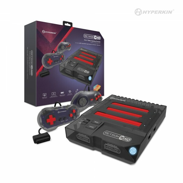 Hyperkin RetroN 3 HD Console for NES,SNES,Super Famicom,Genesis/Mega Drive Black