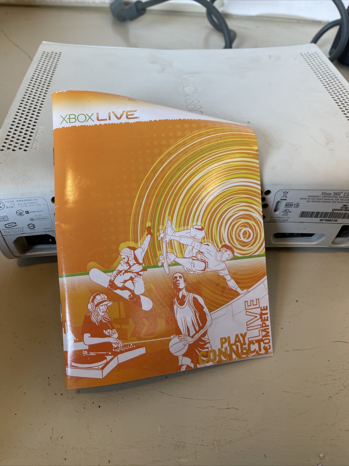 Xbox 360 White Microsoft official Console Untested Parts