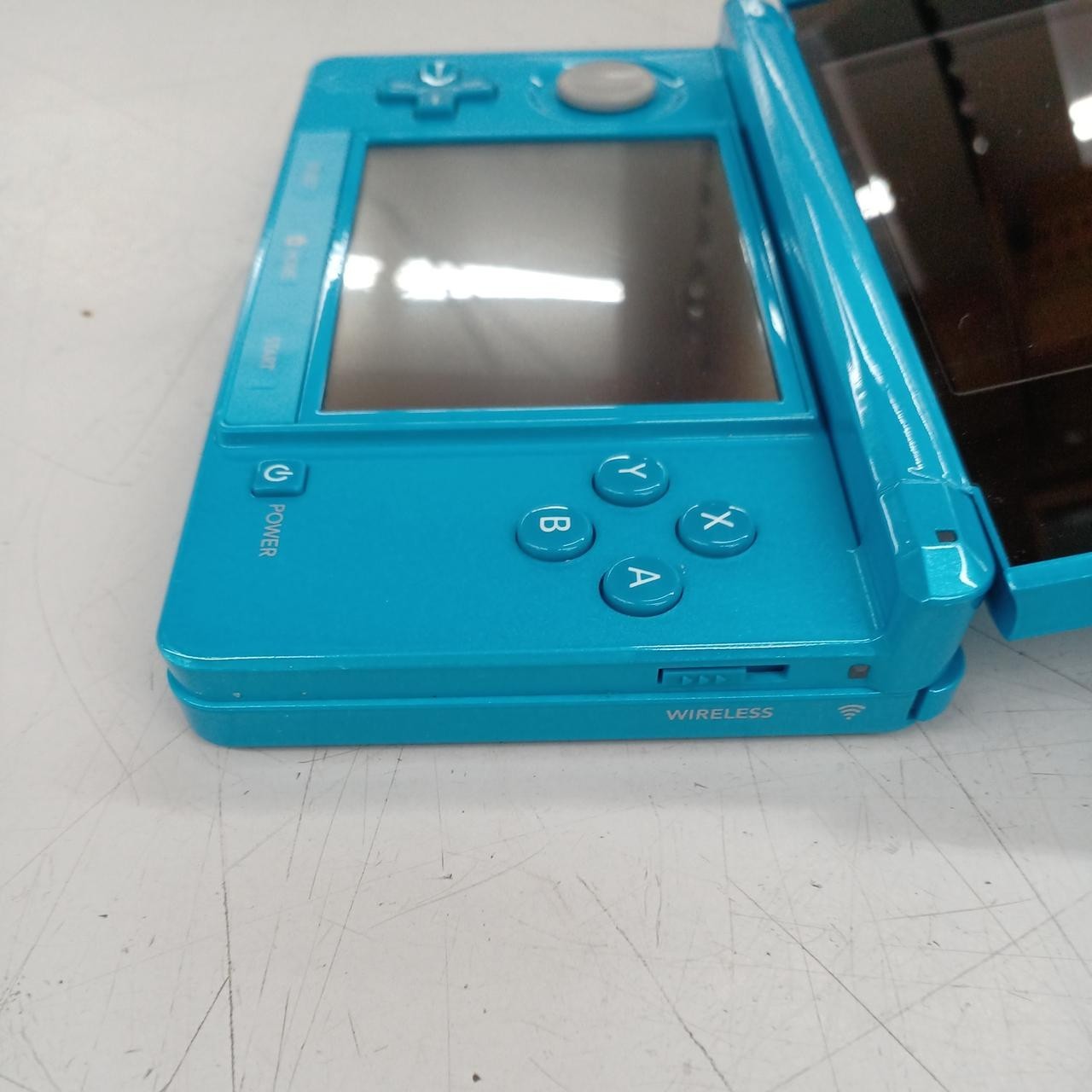 Nintendo 3DS Light Blue Console Japan Ver Tested & Working w/ Stylus Authentic