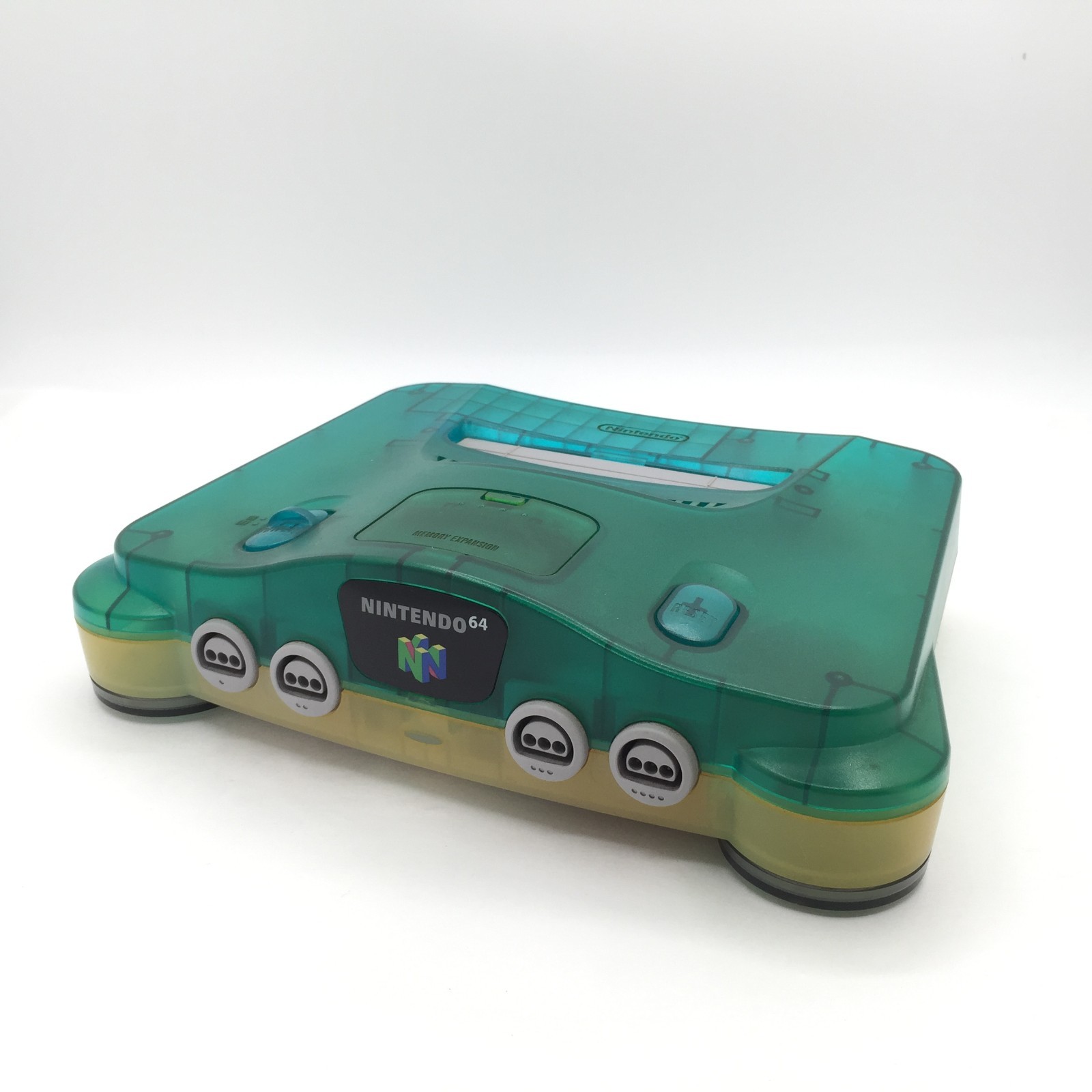 Nintendo 64 Console only Clear Blue N64 Made in Japan Tested