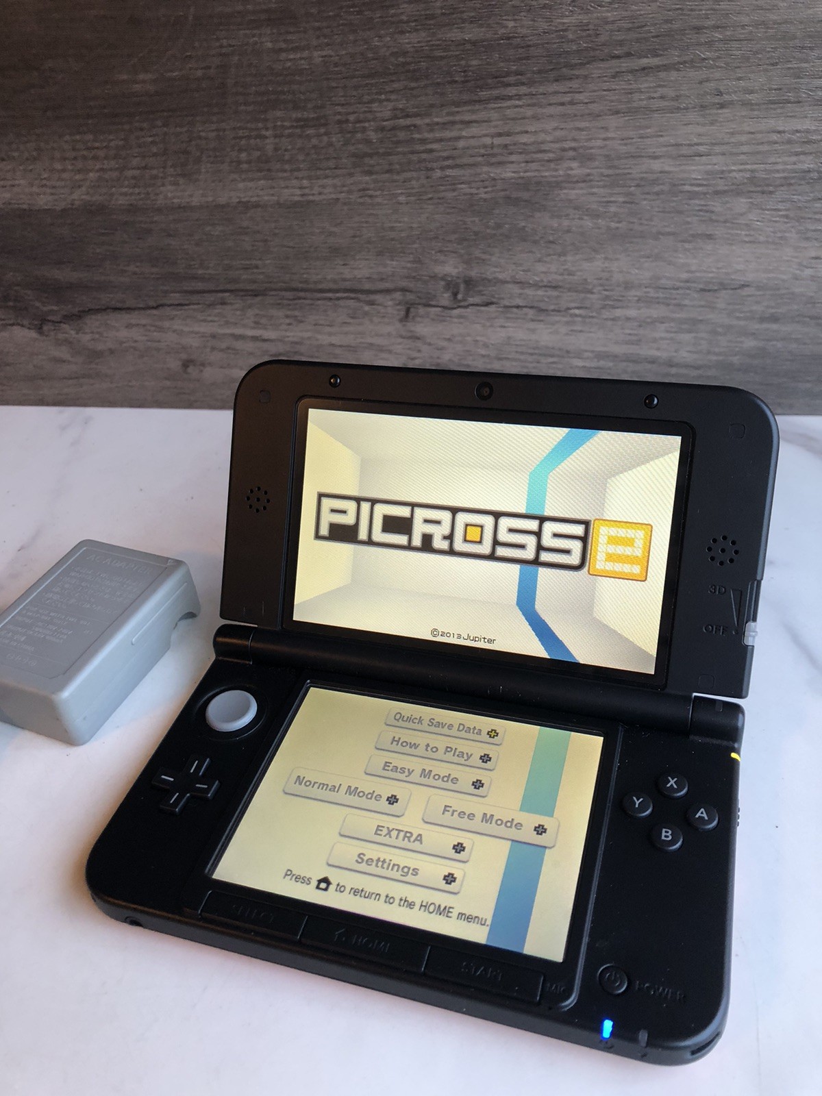 Nintendo 3DS XL Red Console SPR-001 US Version TESTED Stylus Bravely Default