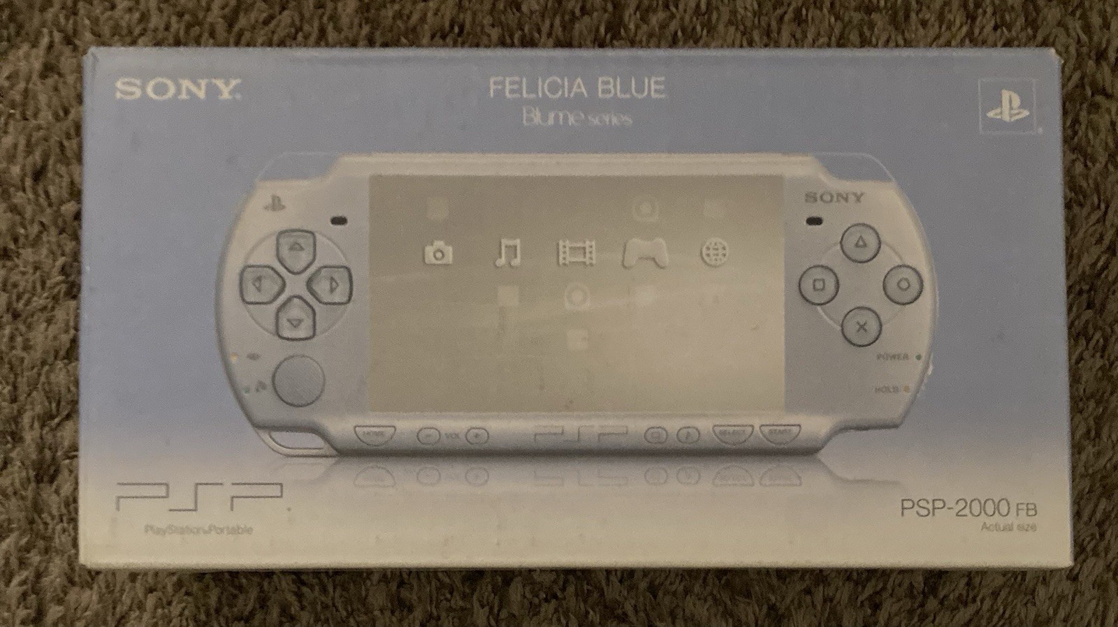 Sony PSP 2000 Felicia Blue Good Condition With Box