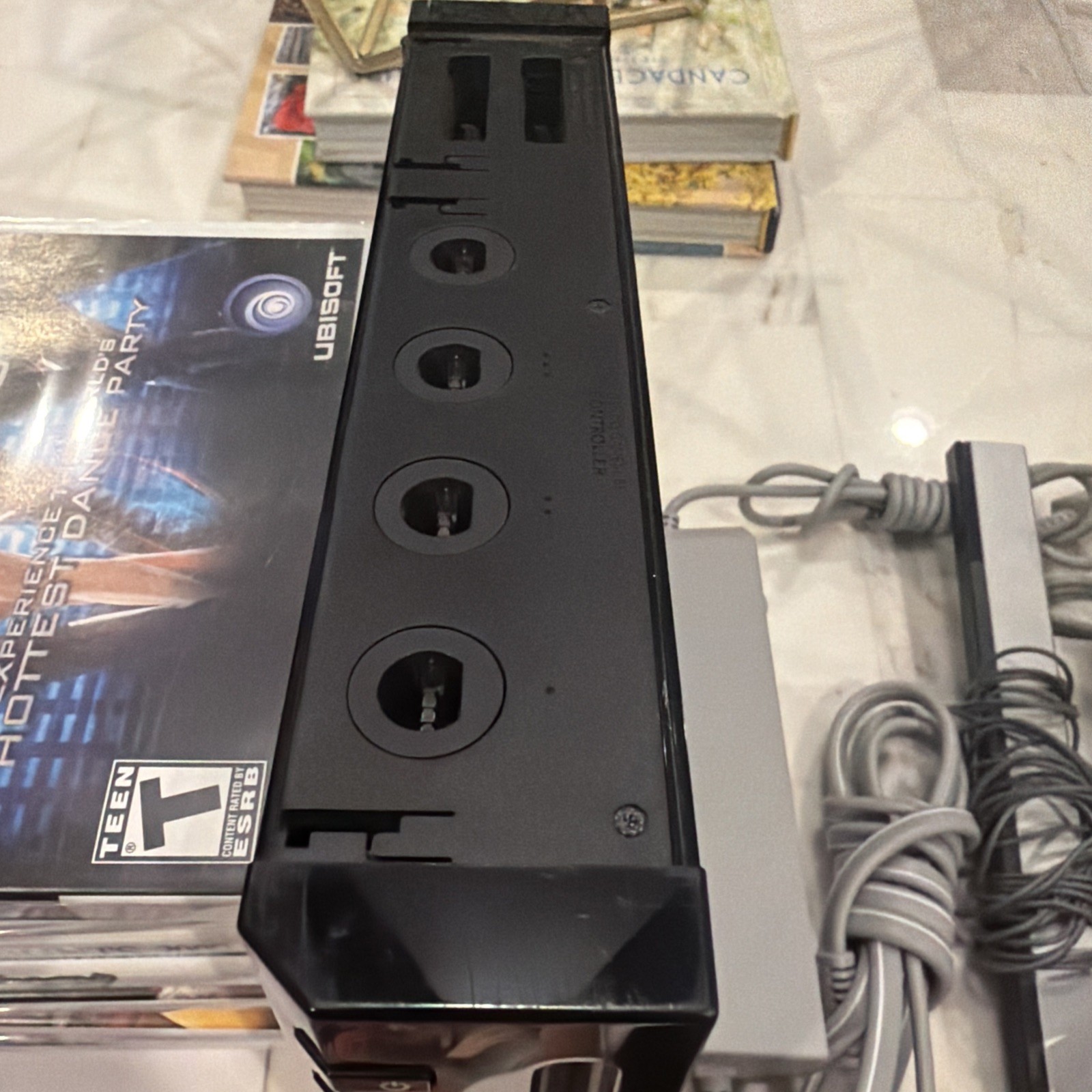 Nintendo Wii Black Console RVL-001 GameCube Compatible Bundle 12 Games Motion