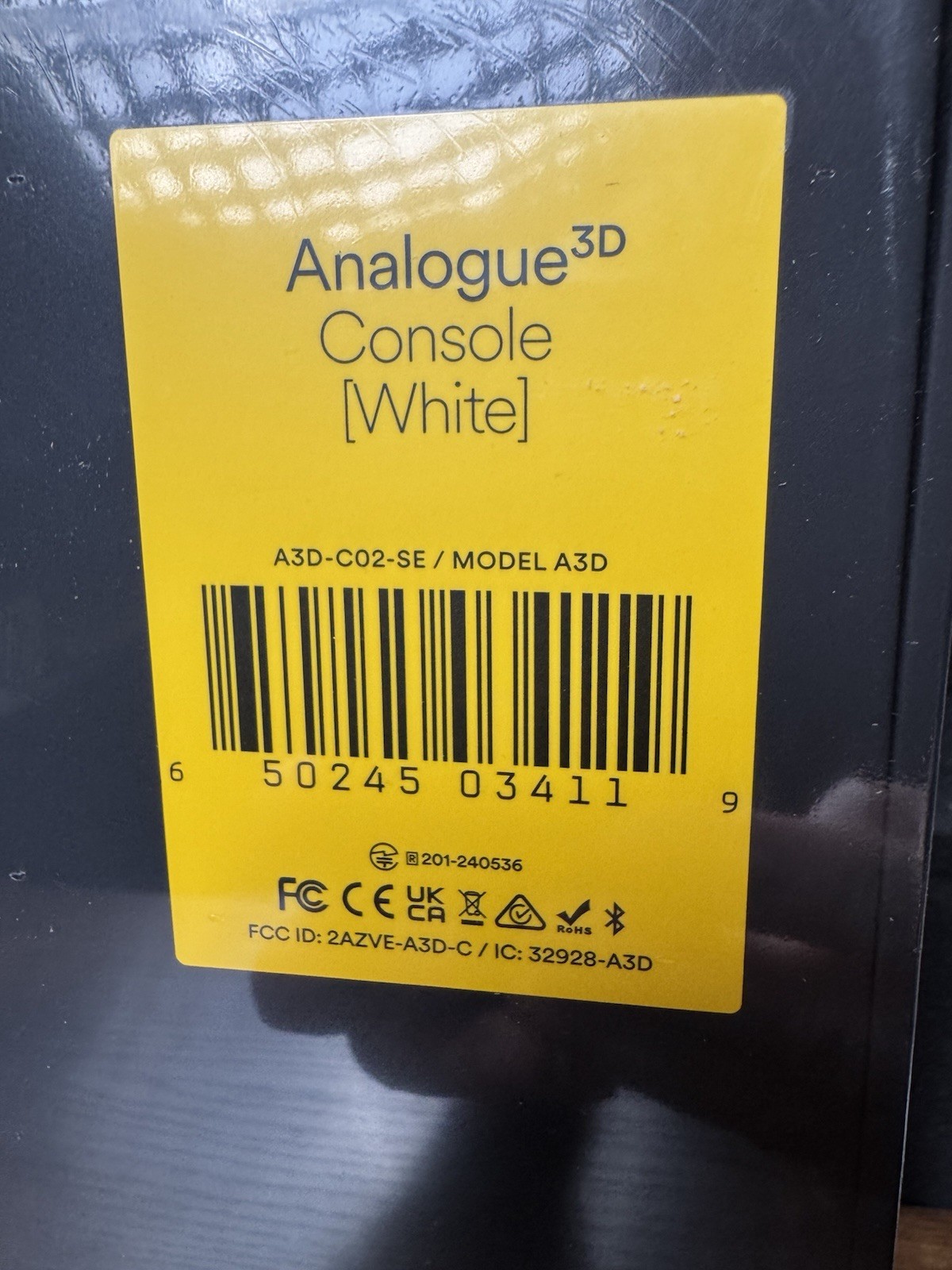 Analogue 3D Console WHITE- FPGA N64 In-Hand/SEALED/READY TO SHIP!⭐