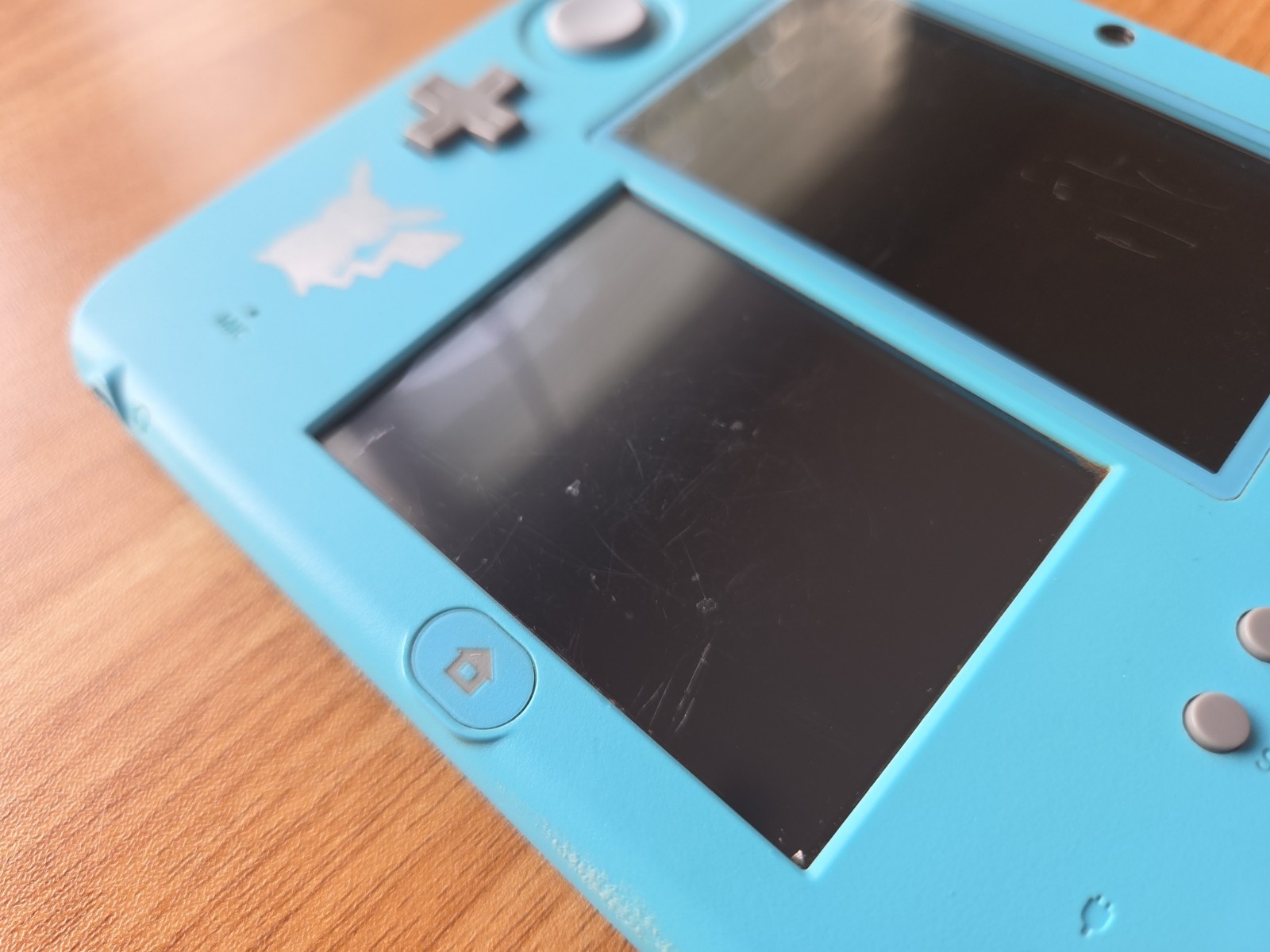 Nintendo 2DS Pokemon Center Special Edition Light Blue Pikachu Japan Region Lock