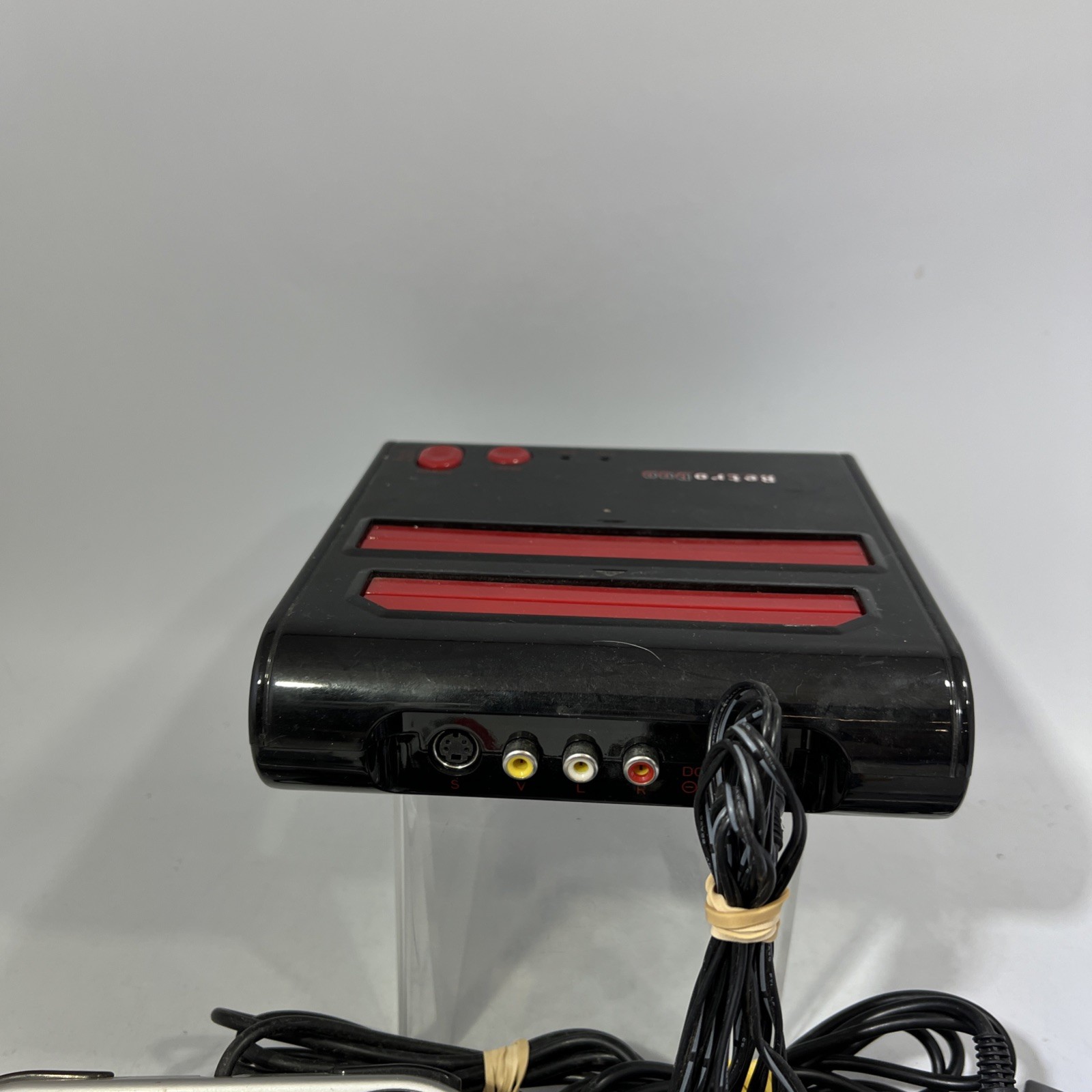 Retro-Bit Retro Duo Twin Video Game System Silver/Black 2 Controllers #ML