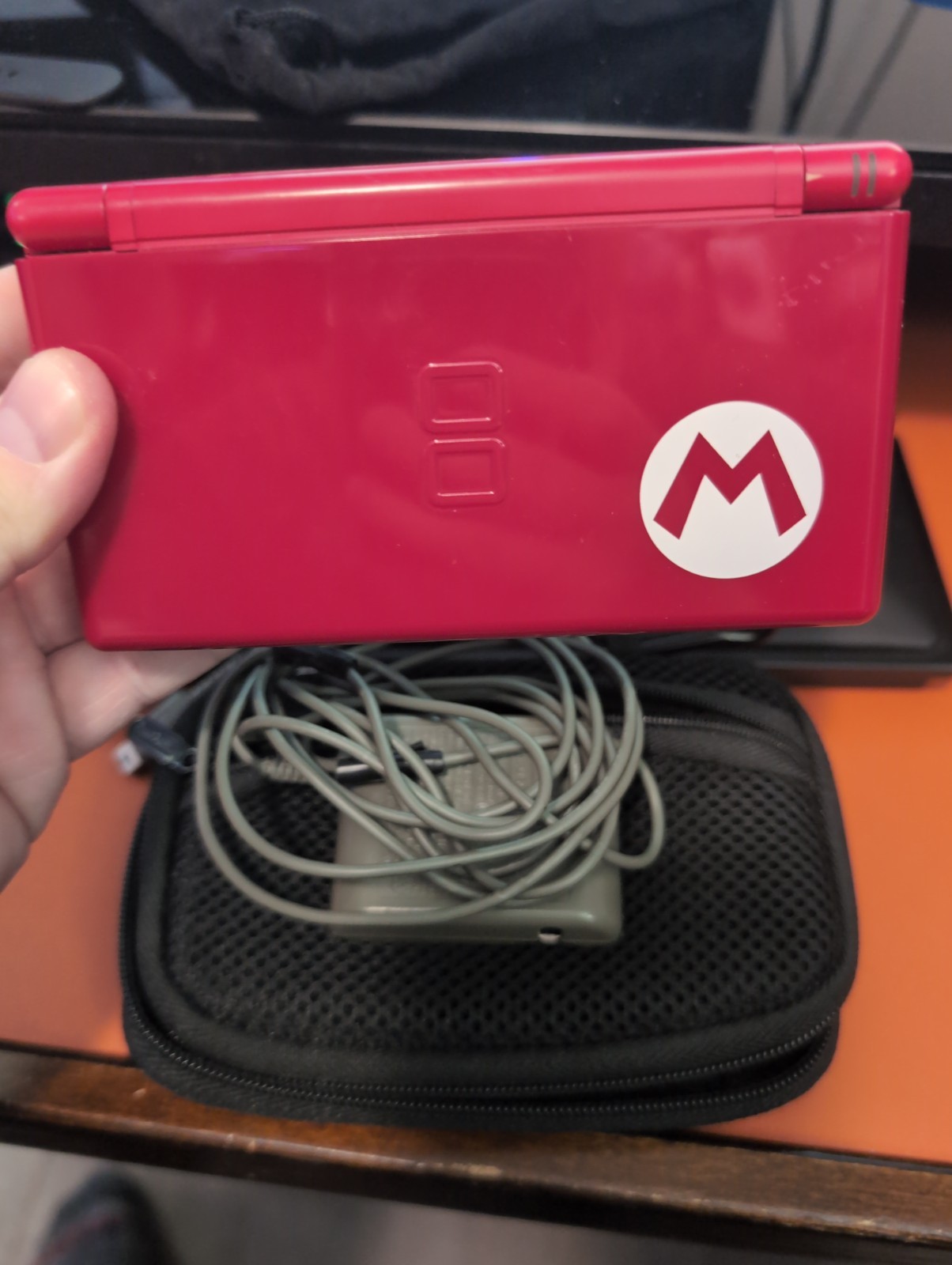 Nintendo DS Lite – red super mario bros – Handheld Console – Very Clean