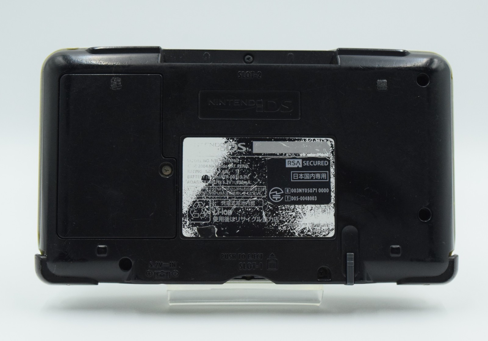 Nintendo Original DS Console Platinum Silver Tested Working Japan OEM