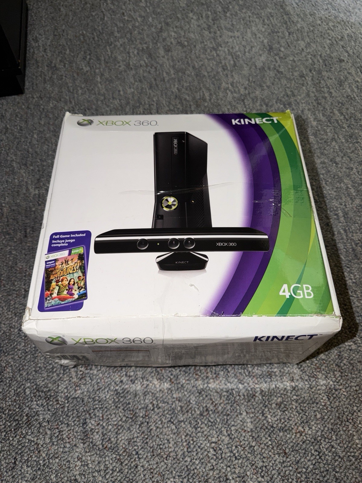 Microsoft Xbox 360 S Matte Black (10 Game Bundle)