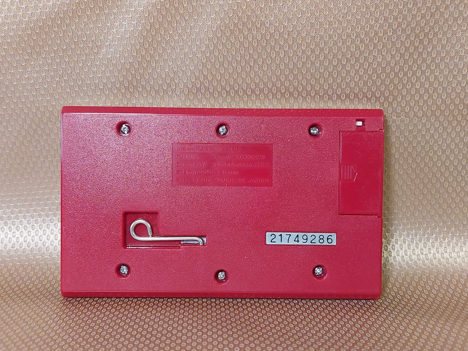 Nintendo Game & Watch Mario’s Cement Factory Handheld Console Works