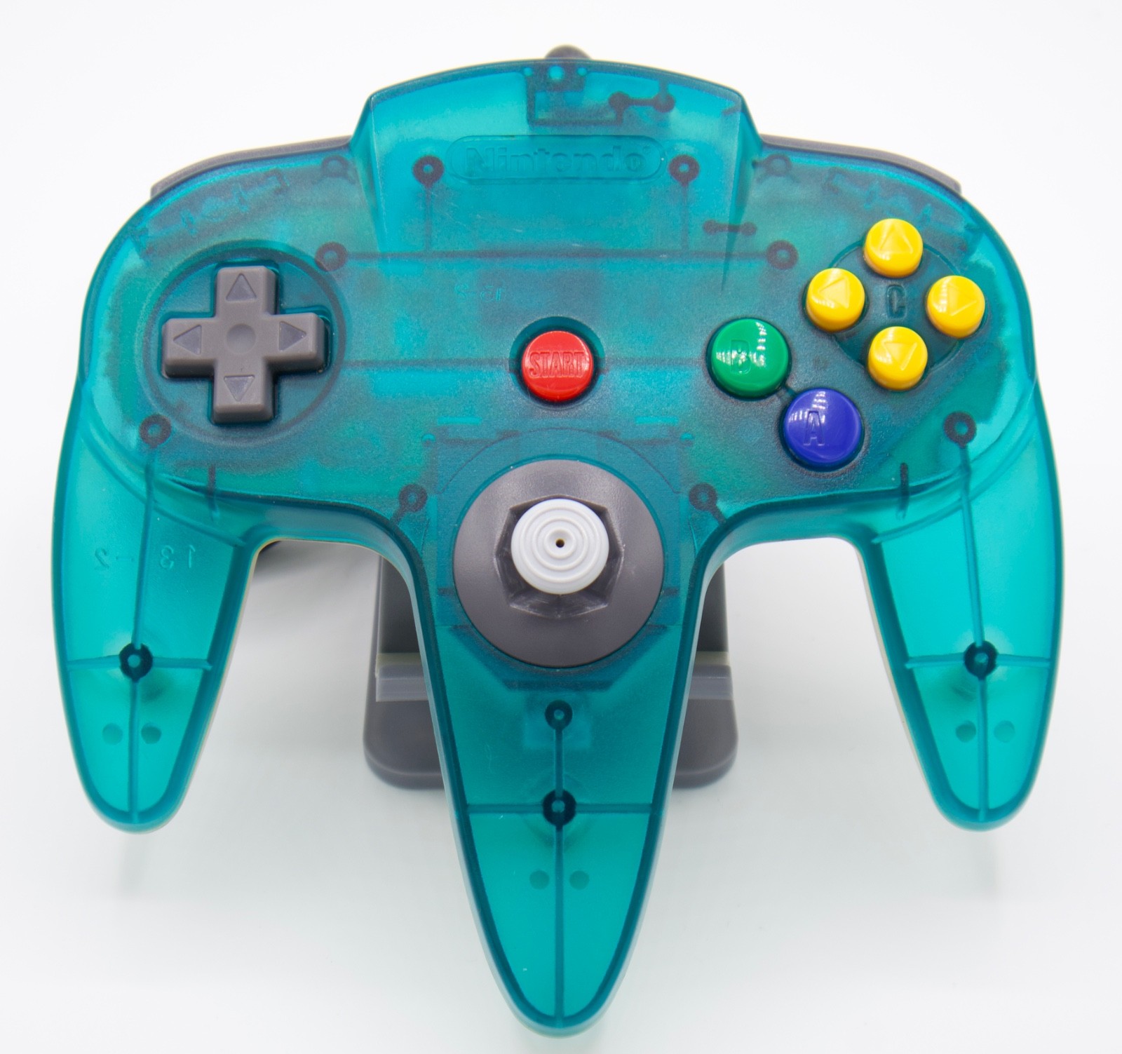 Nintendo 64 Clear Blue Console Set Controller Included NTSC-J Japan Tested