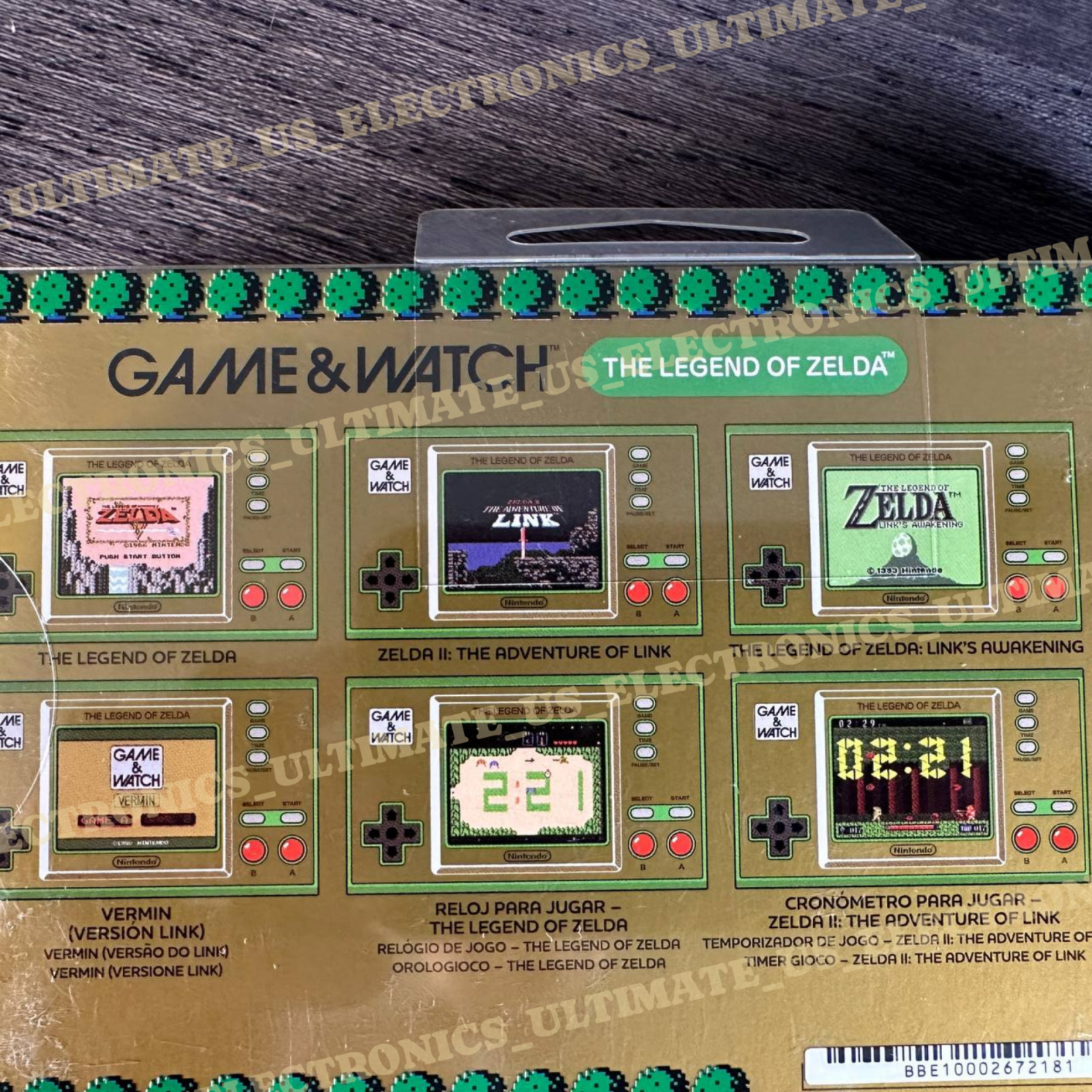 Nintendo Game and Watch: The Legend of Zelda Handheld Game System EU New Sealed