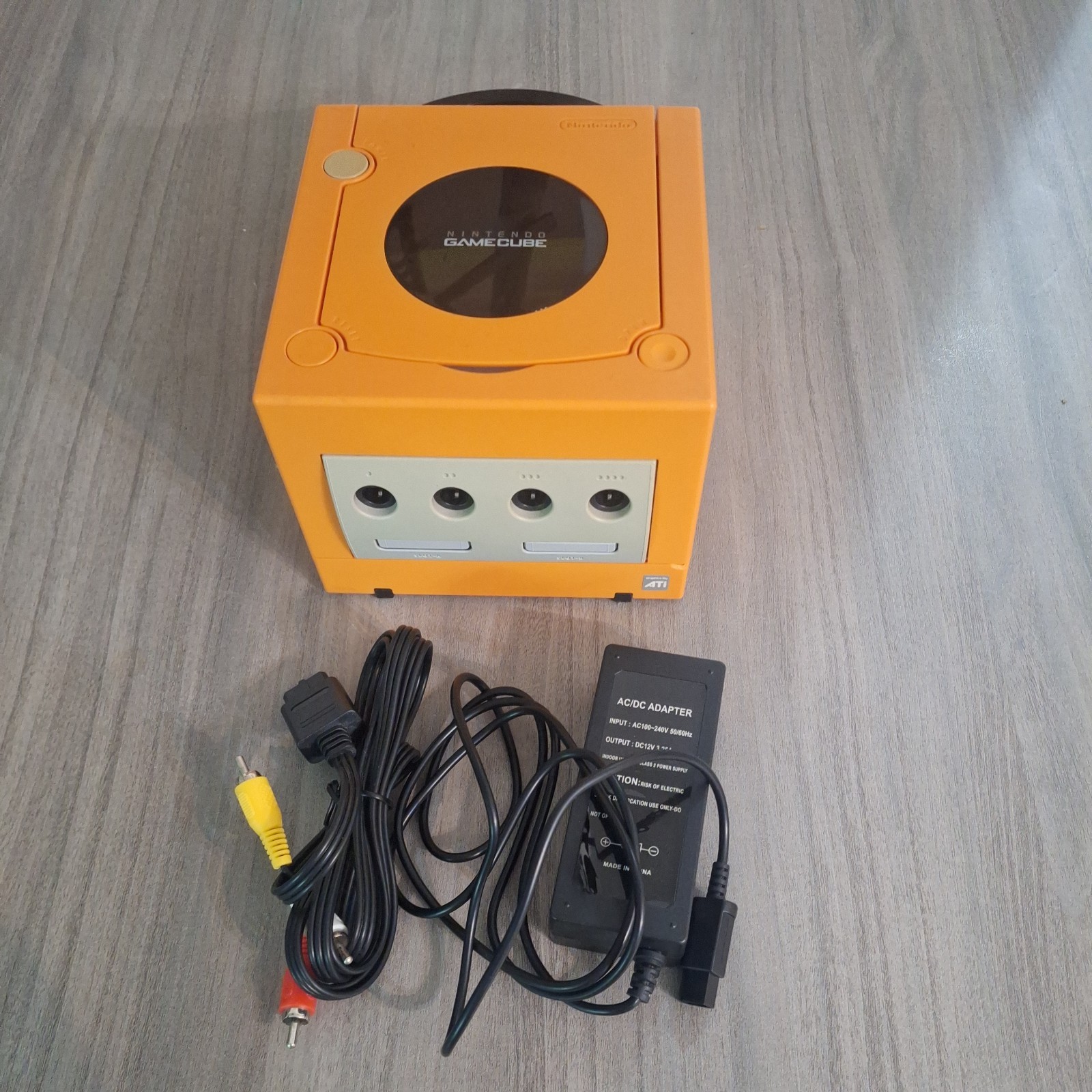 Nintendo Game Cube Orange NTSC-U/C US/Canada Console Only operation confirmed