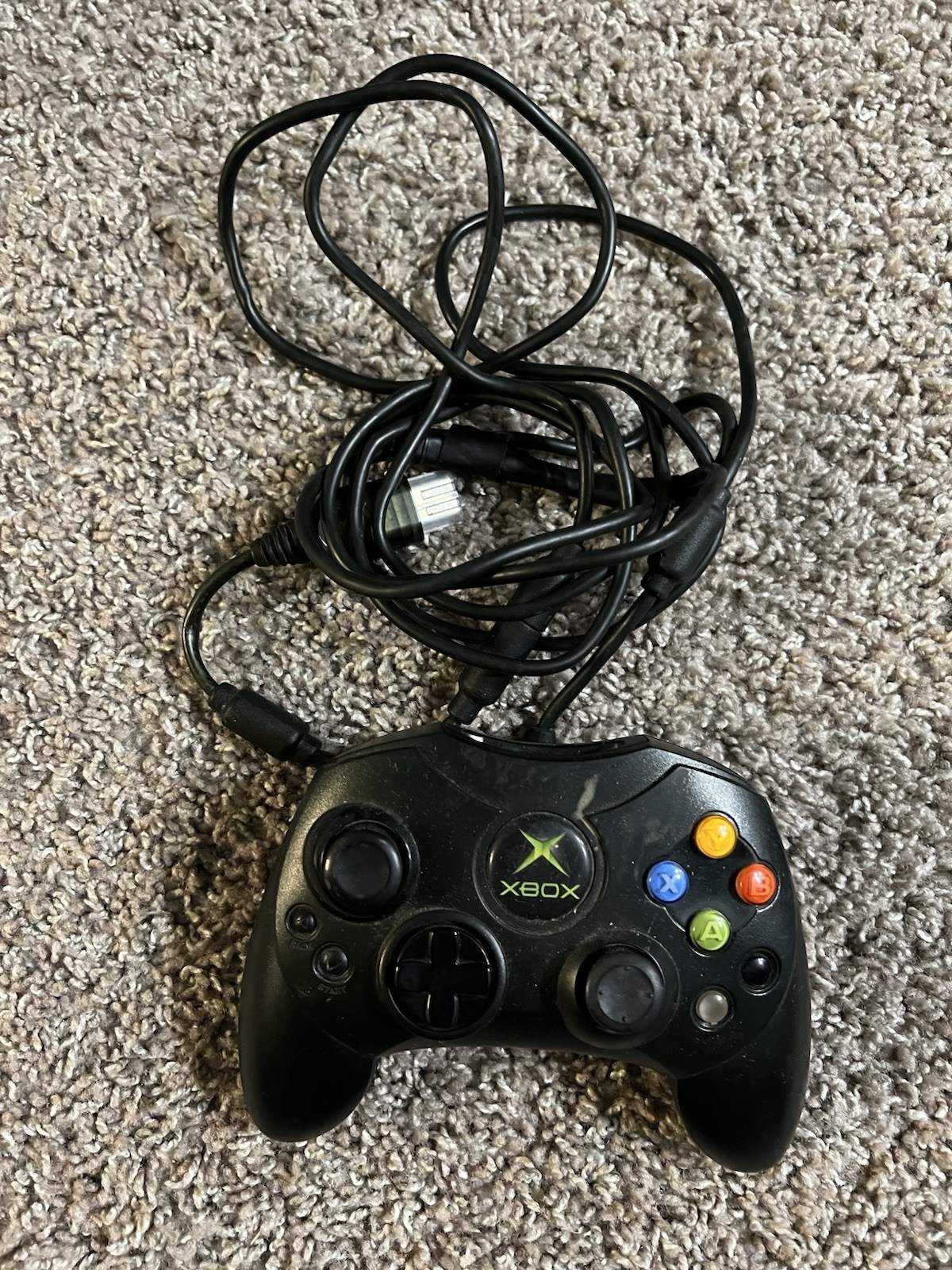 Original Microsoft Xbox Console System w/ Power, AV, 2 Controllers, Madden 2005