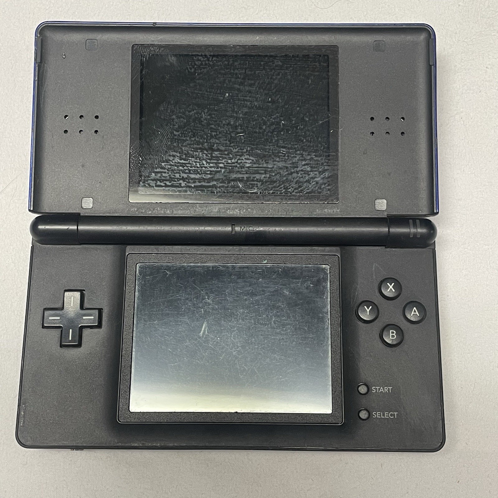 Nintendo DS Lite USG-001 Blue Dual Screen Headphone Jack Handheld System