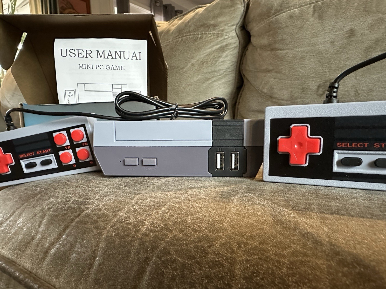Mini Game Anniversary Edition 620 Plug and Play Console Gray Black Red NTSC/PAL