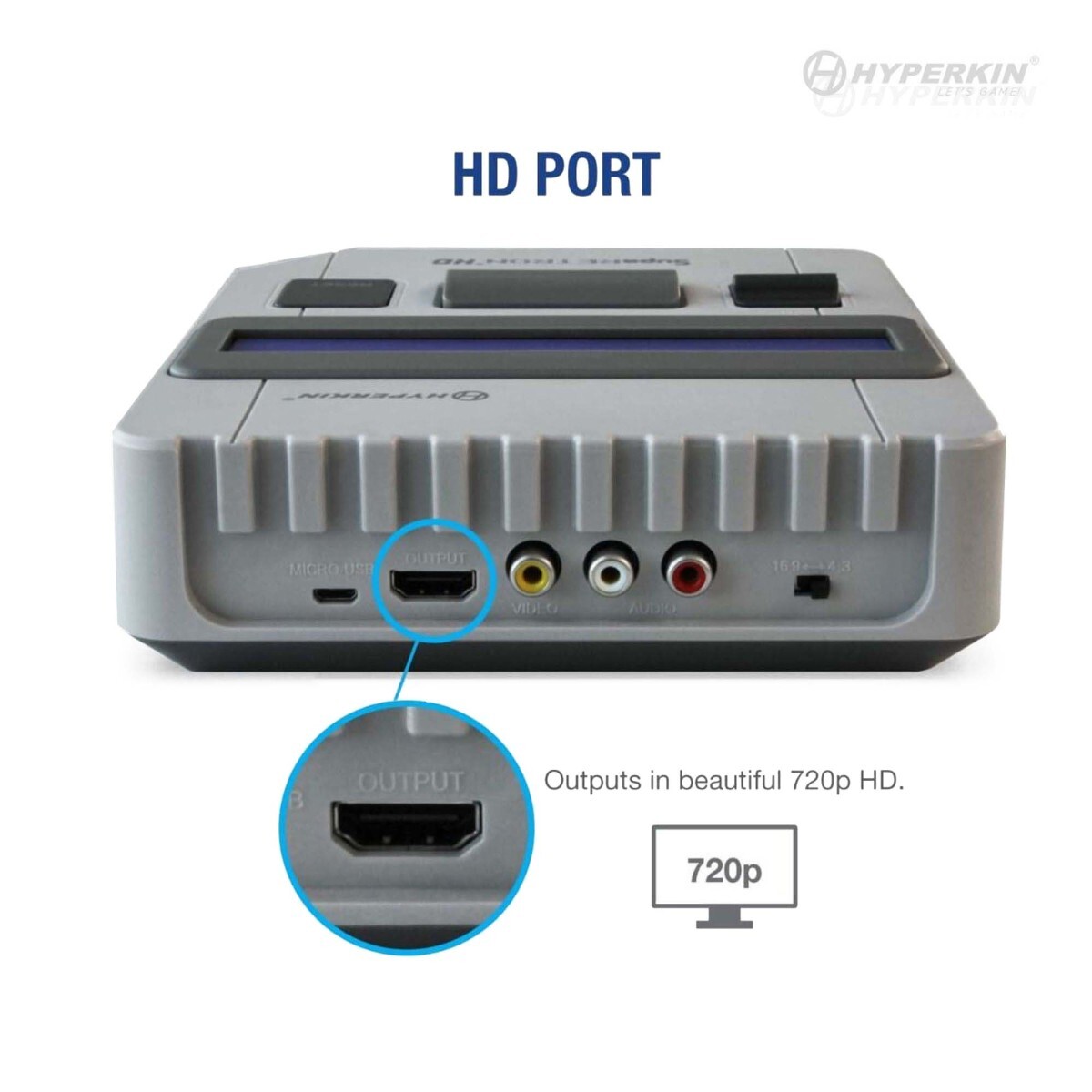 Hyperkin SupaRetron HD Console System Super Nintendo SNES Games & Super Famicom