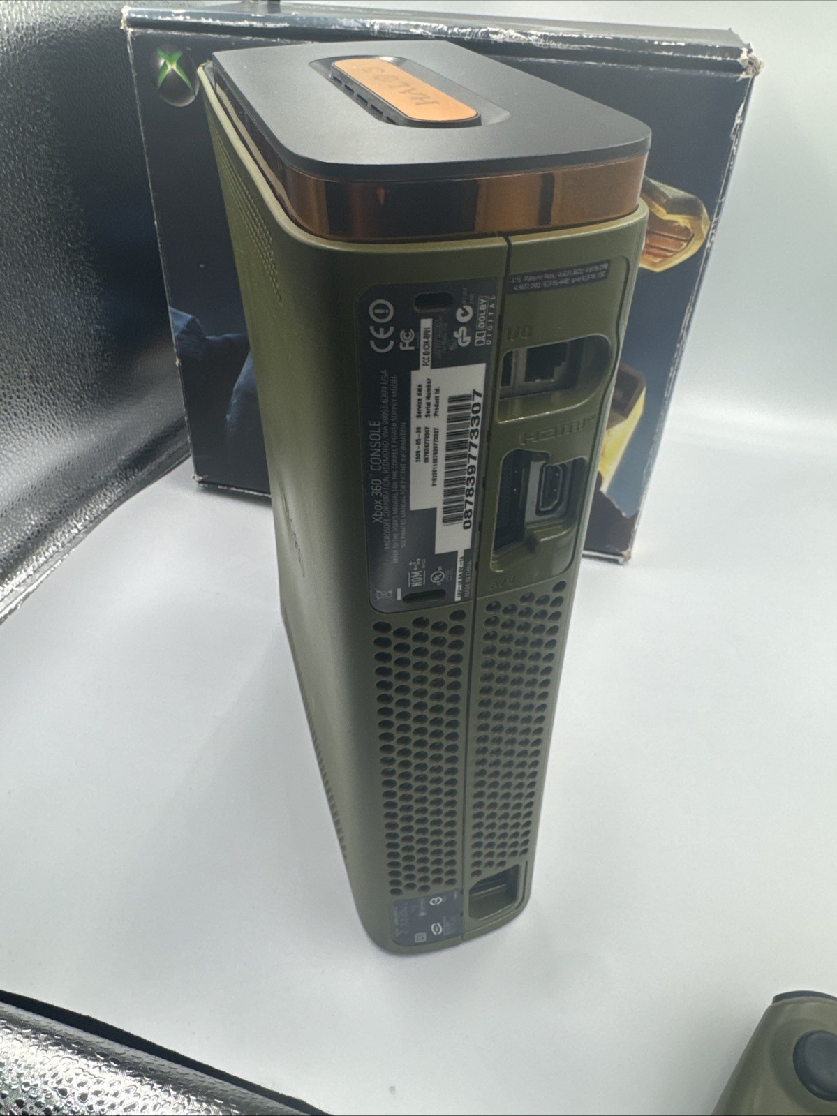 Halo 3 special edition xbox 360 console- Green Edition (read Description As Is )