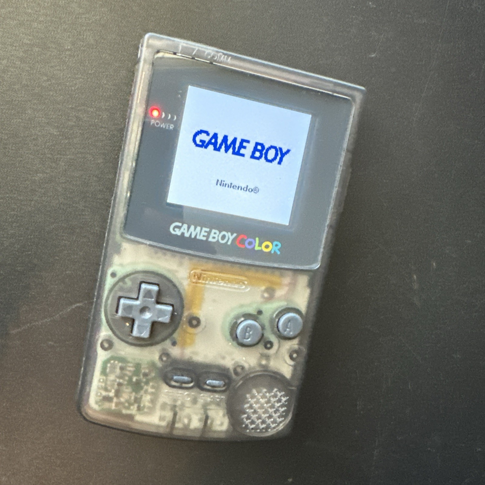Funtastic Clear Black Nintendo Gameboy Color Backlit IPS Screen Console System