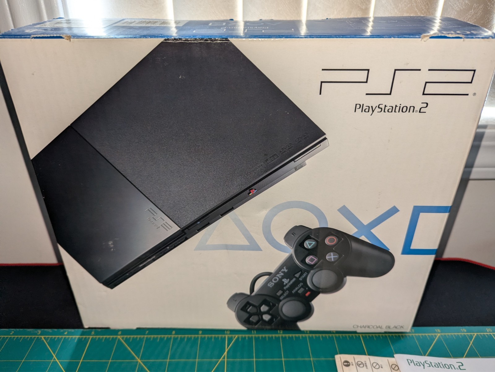 Sony PS2 Slim SCPH-90000 CB Boxed with FreeMcBoot and 8BitDo Bluetooth Adapter