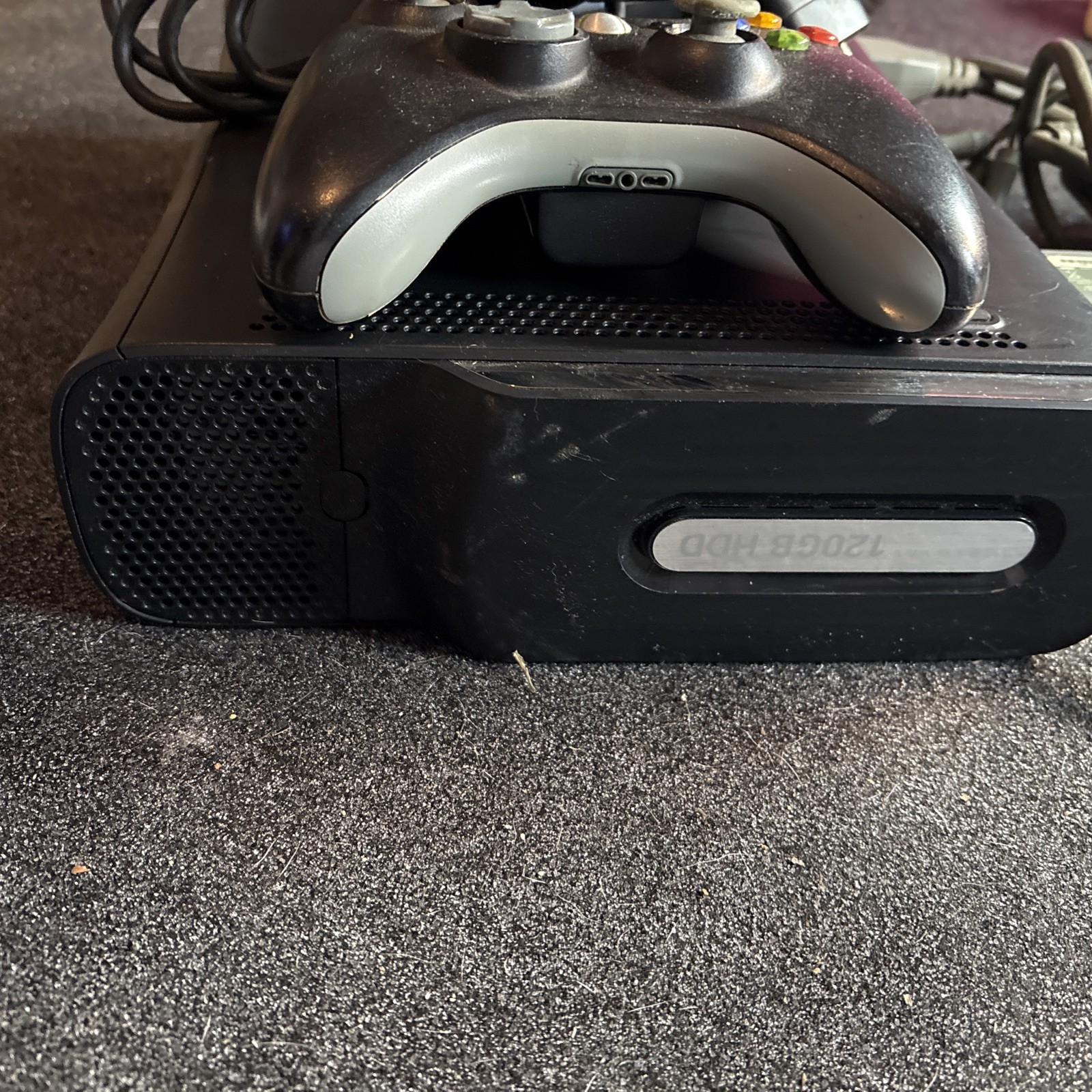 Microsoft Xbox 360 Elite 120GB HDD Black Console System Bundle – Tested