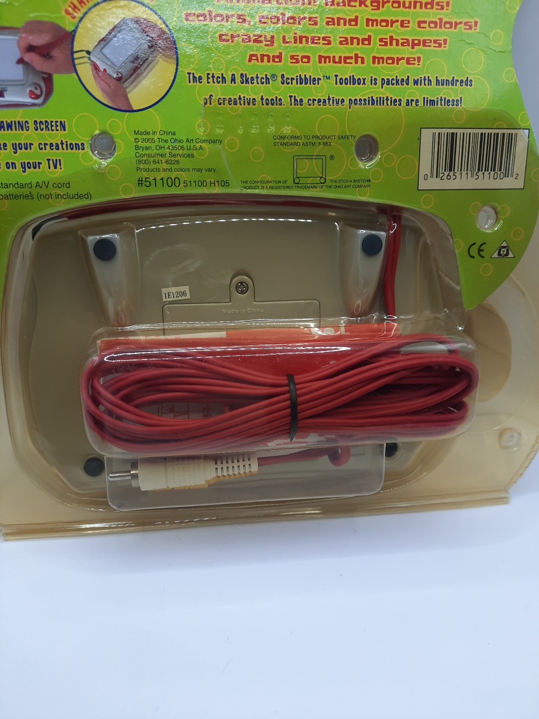 Etch A Sketch Scribbler 2005 RC to TV with Attached Pen New In Package
